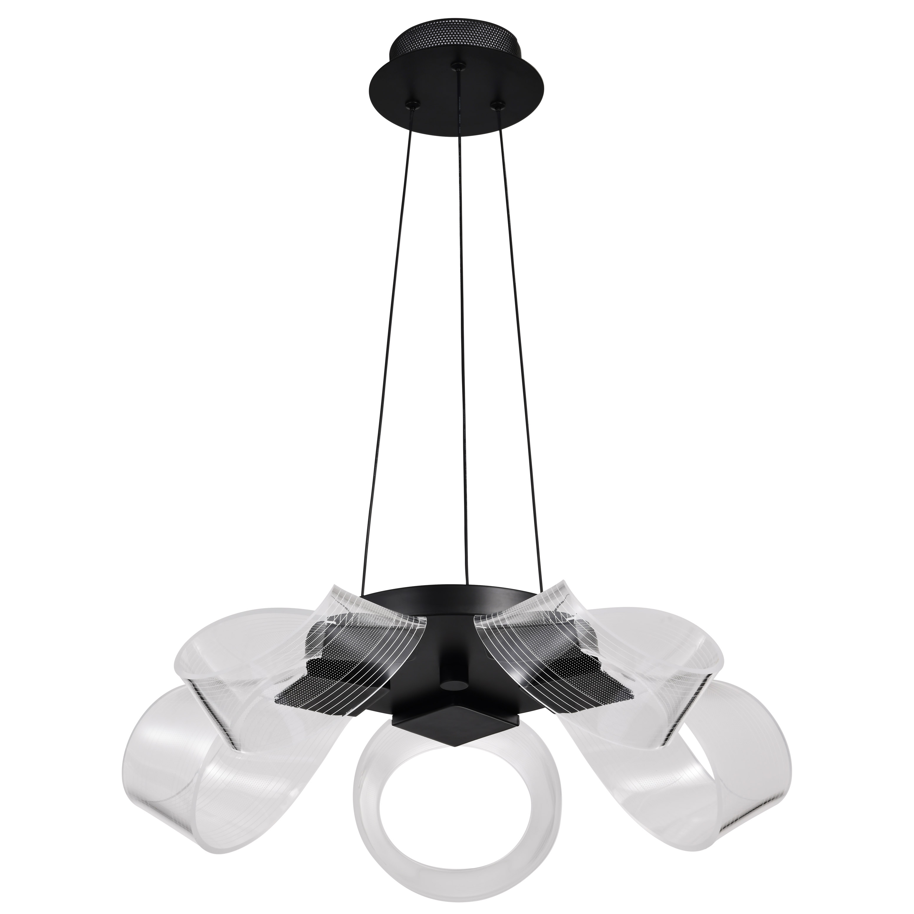 BARNETT 21" LED 5 LIGHT CHAND - 62-2036