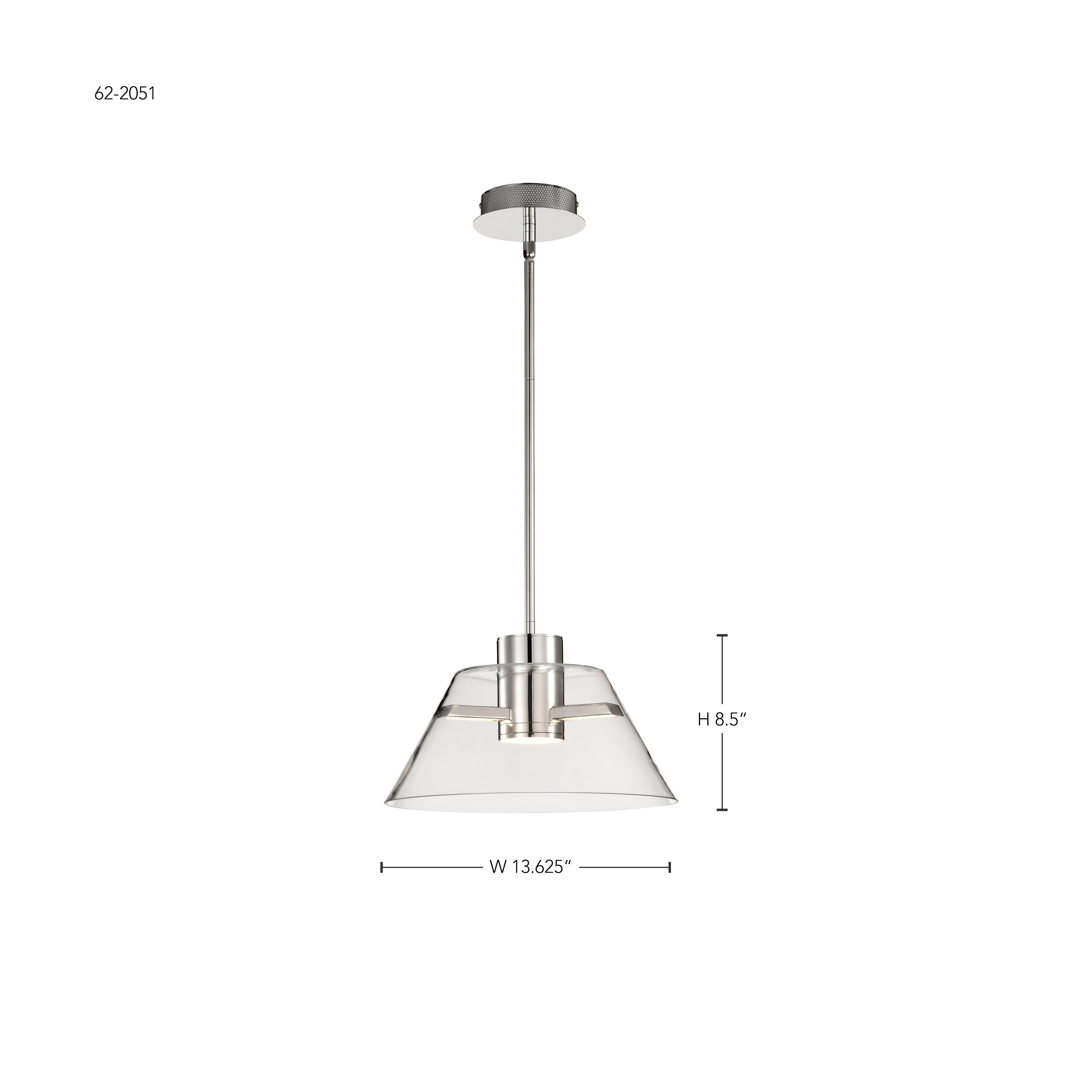 EDMOND 14" LED PENDANT - 62-2051