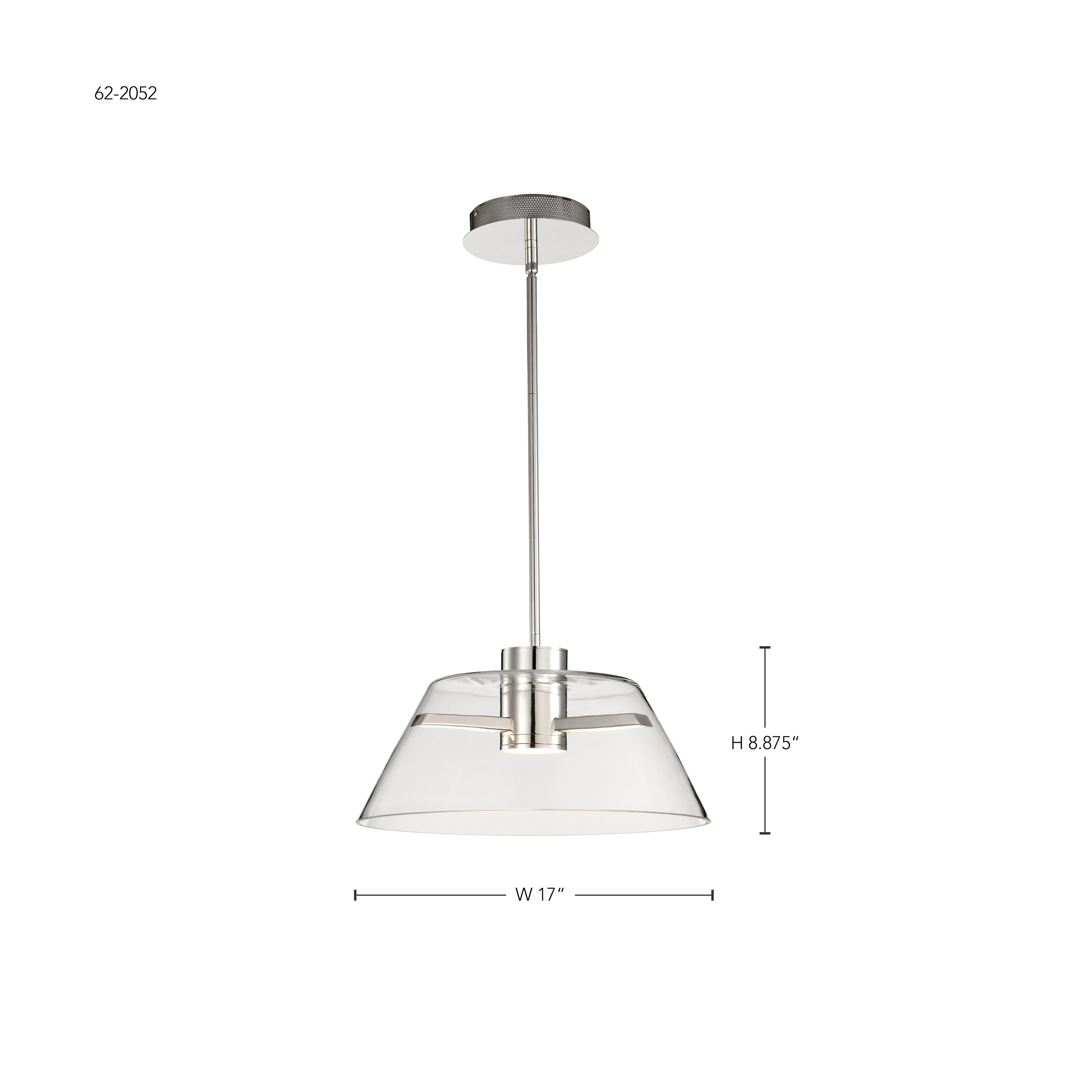 EDMOND 17" LED PENDANT - 62-2052