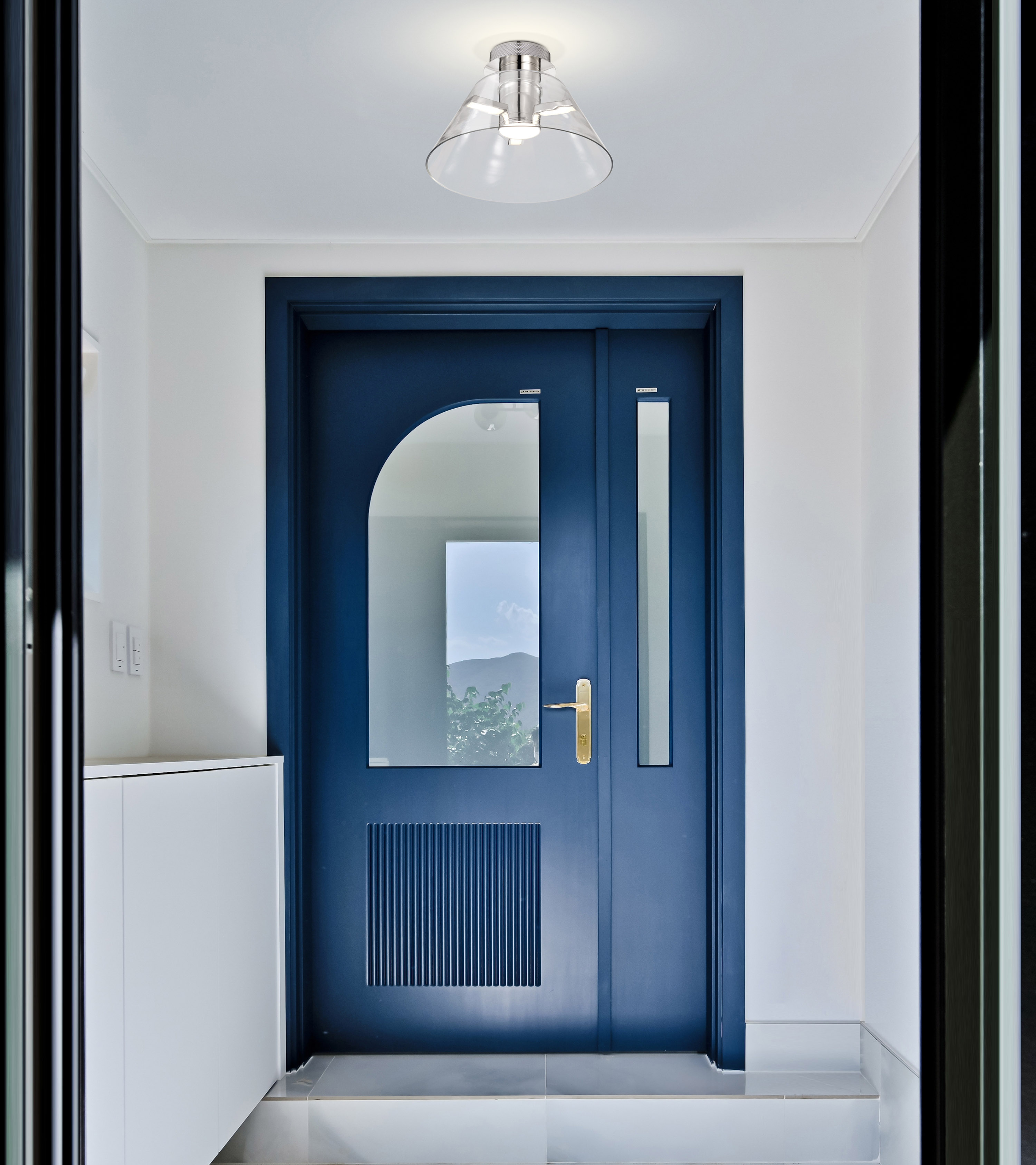 EDMOND 14" LED SEMI FLUSH - 62-2053