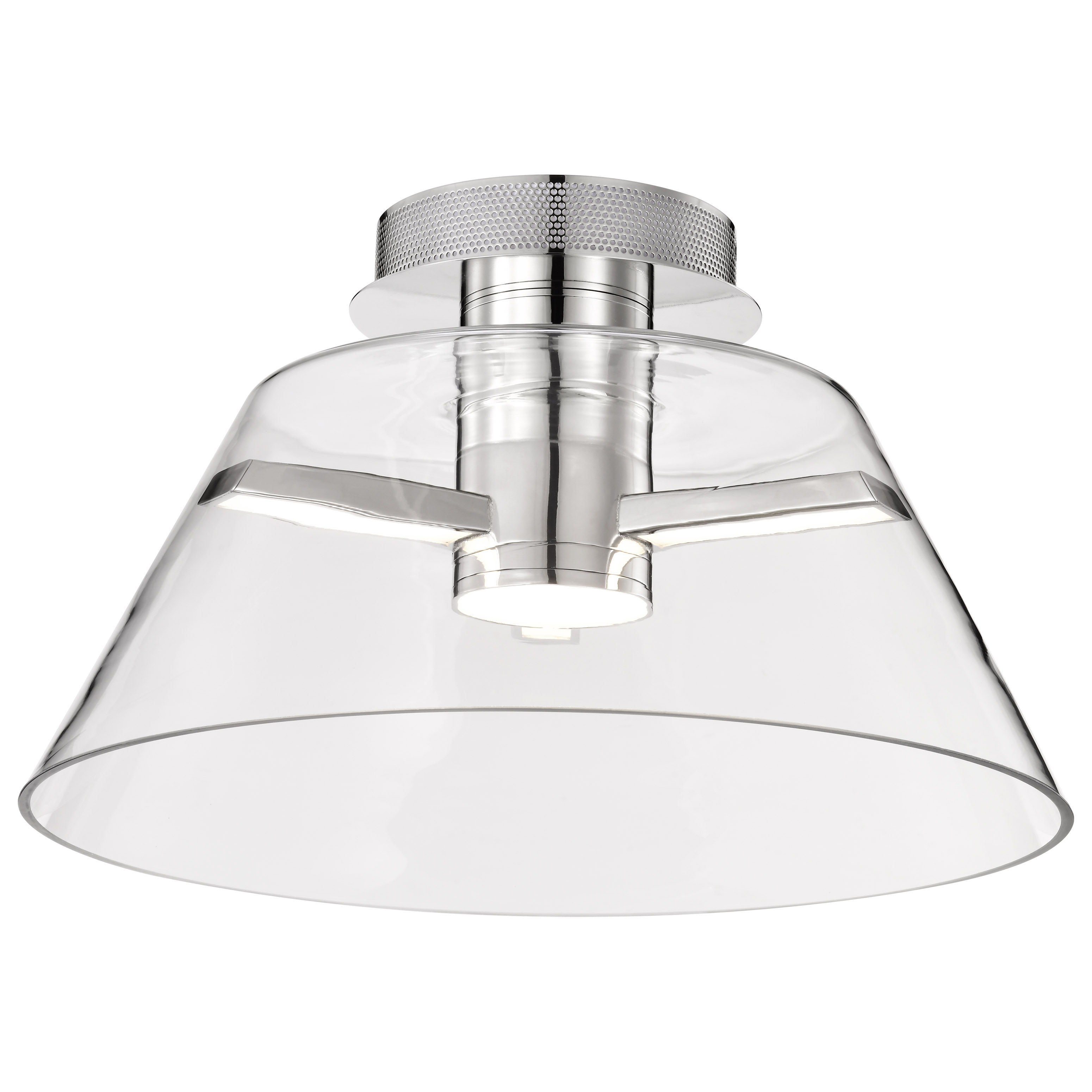 EDMOND 17" LED SEMI FLUSH - 62-2054