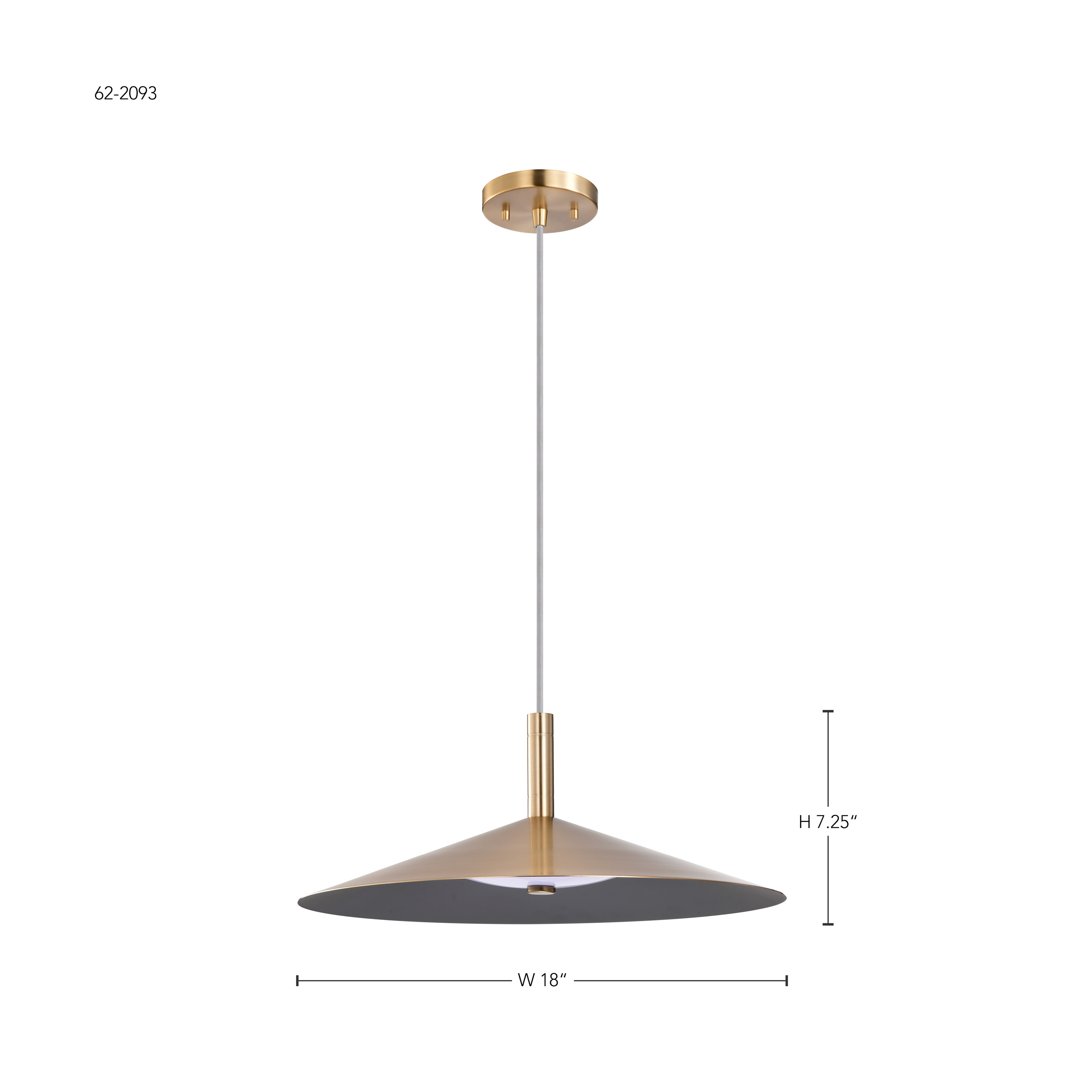 CORRINE 18" LED PENDANT - 62-2093