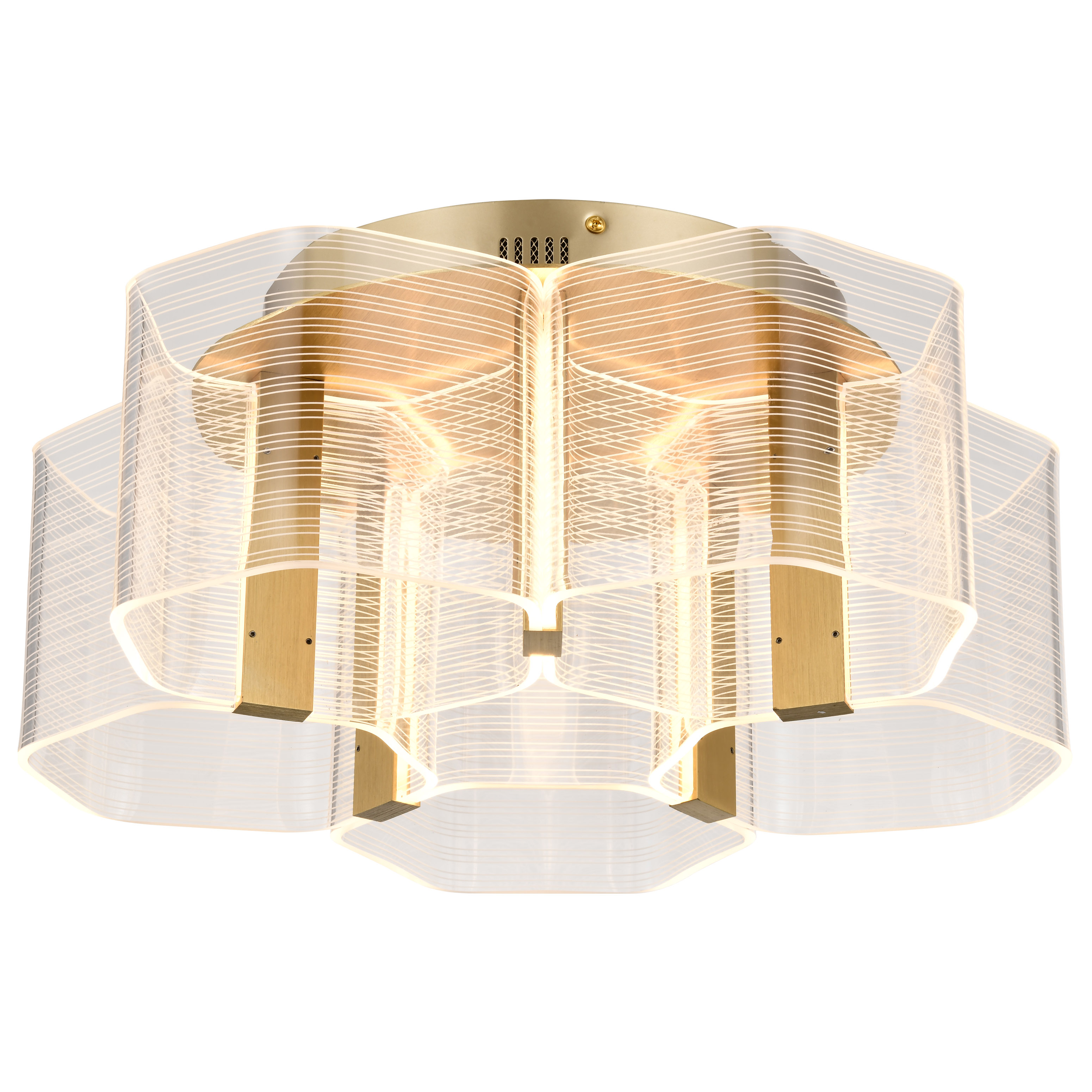 KENZO LED 5 LIGHT FLUSH - 62-2401