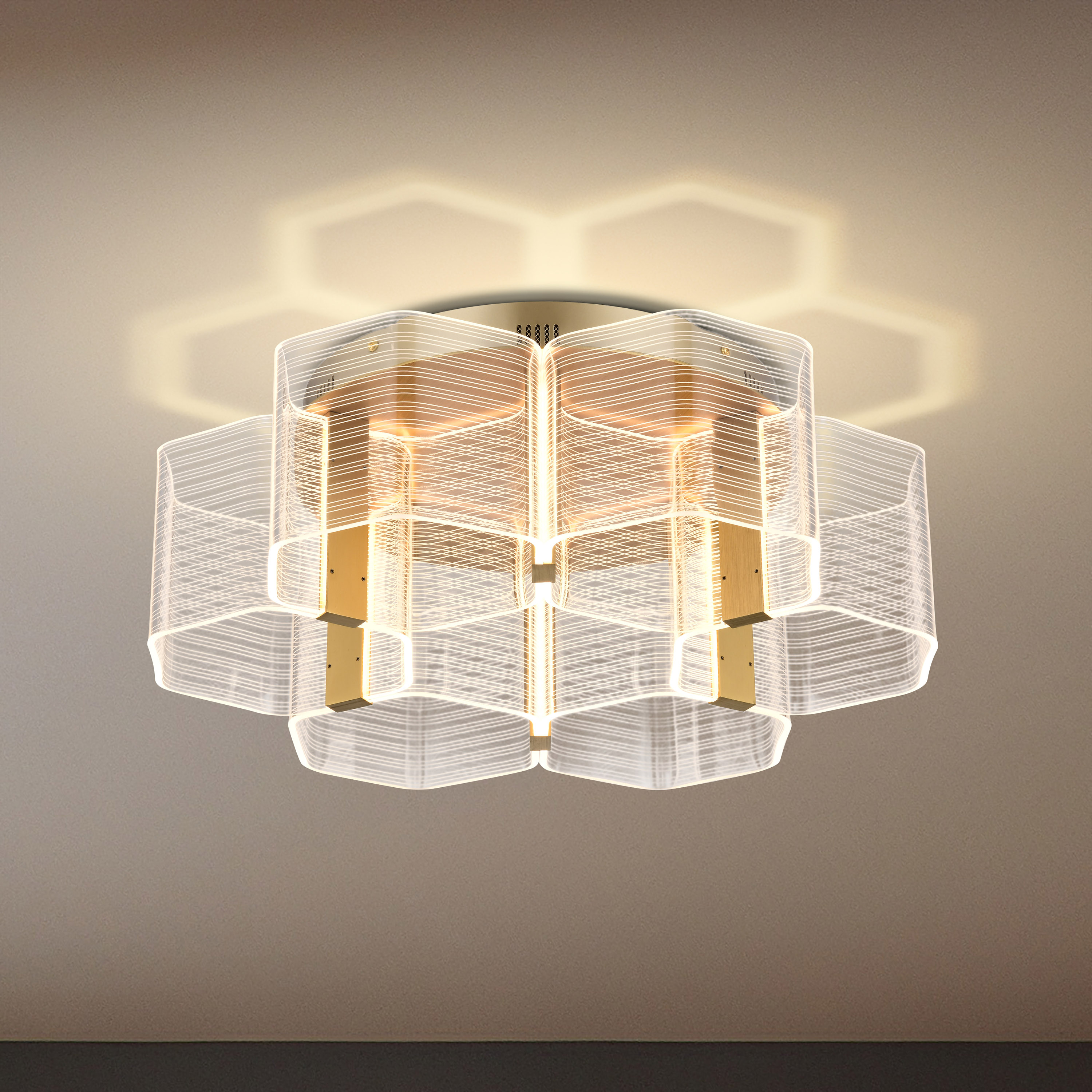 KENZO LED 6 LIGHT FLUSH - 62-2402