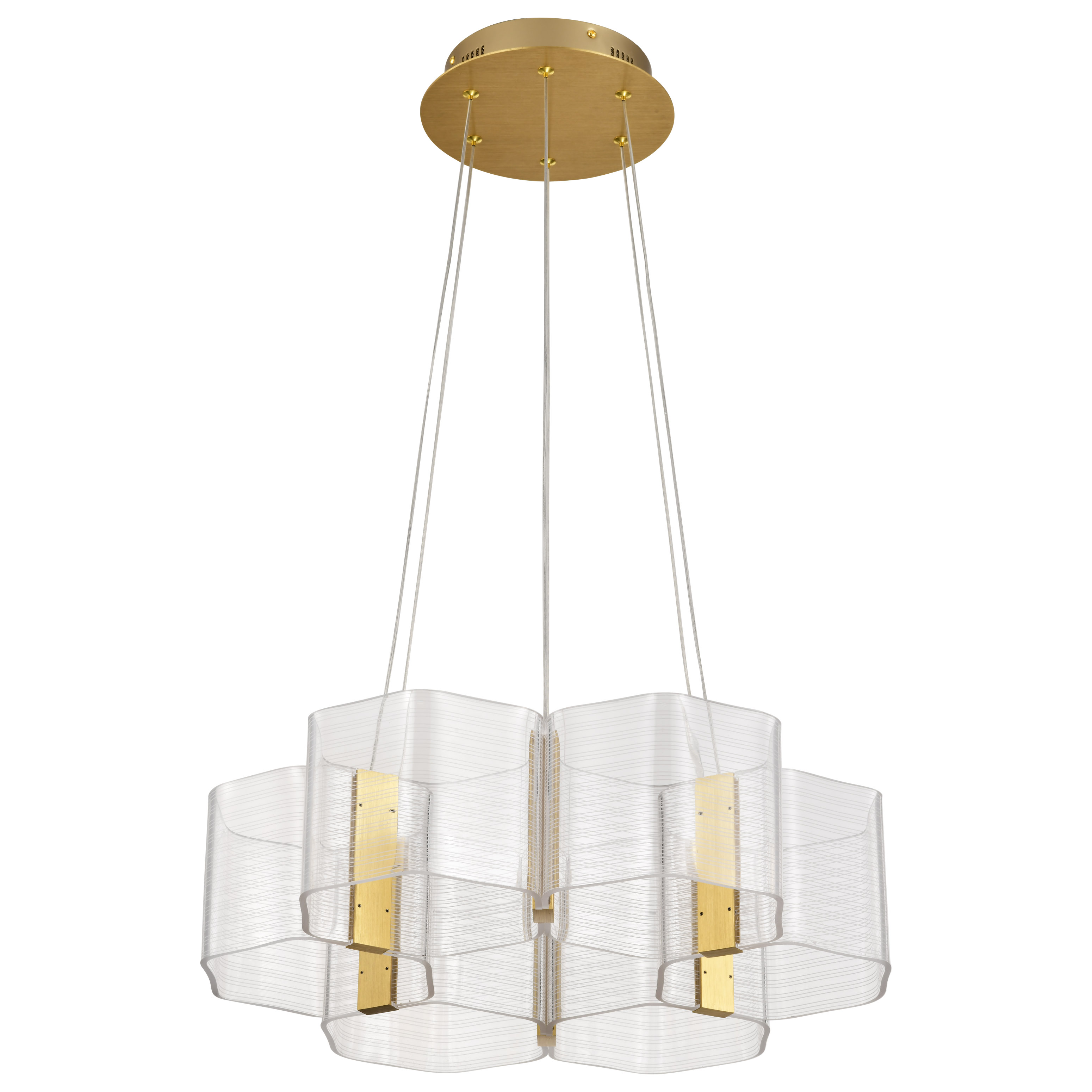 KENZO LED 6 LIGHT CHANDELIER - 62-2403