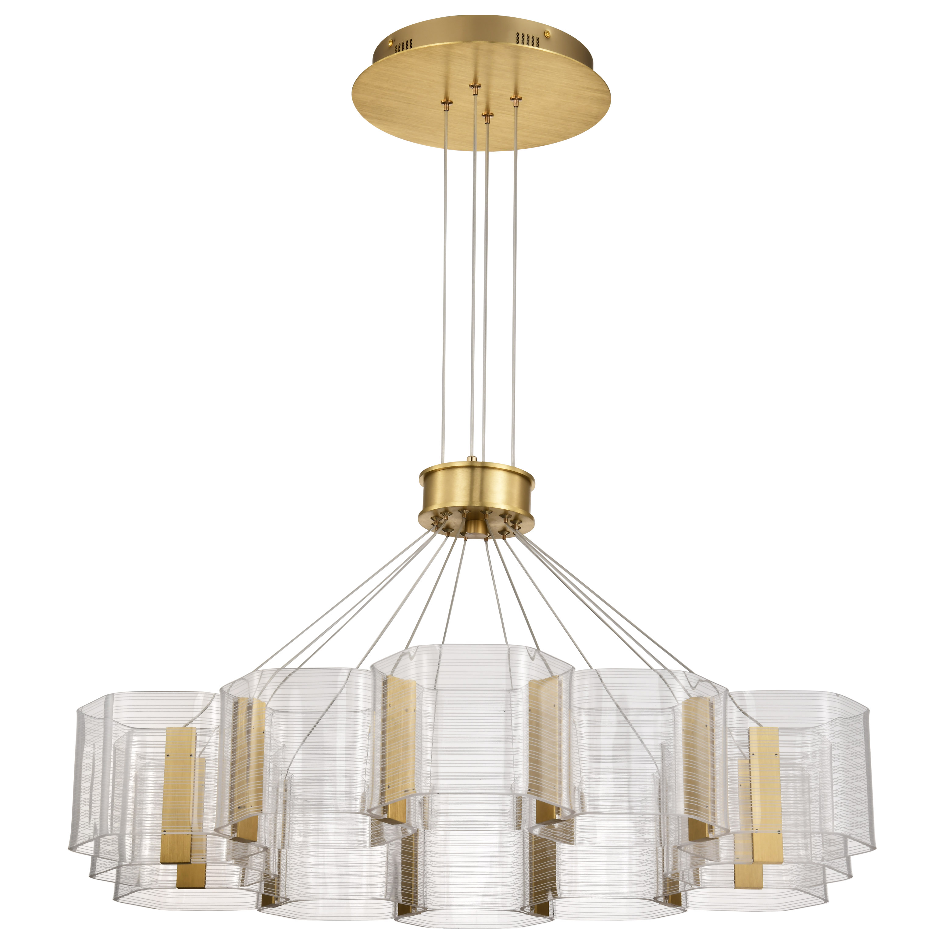 KENZO LED 12 LIGHT CHANDELIER - 62-2404