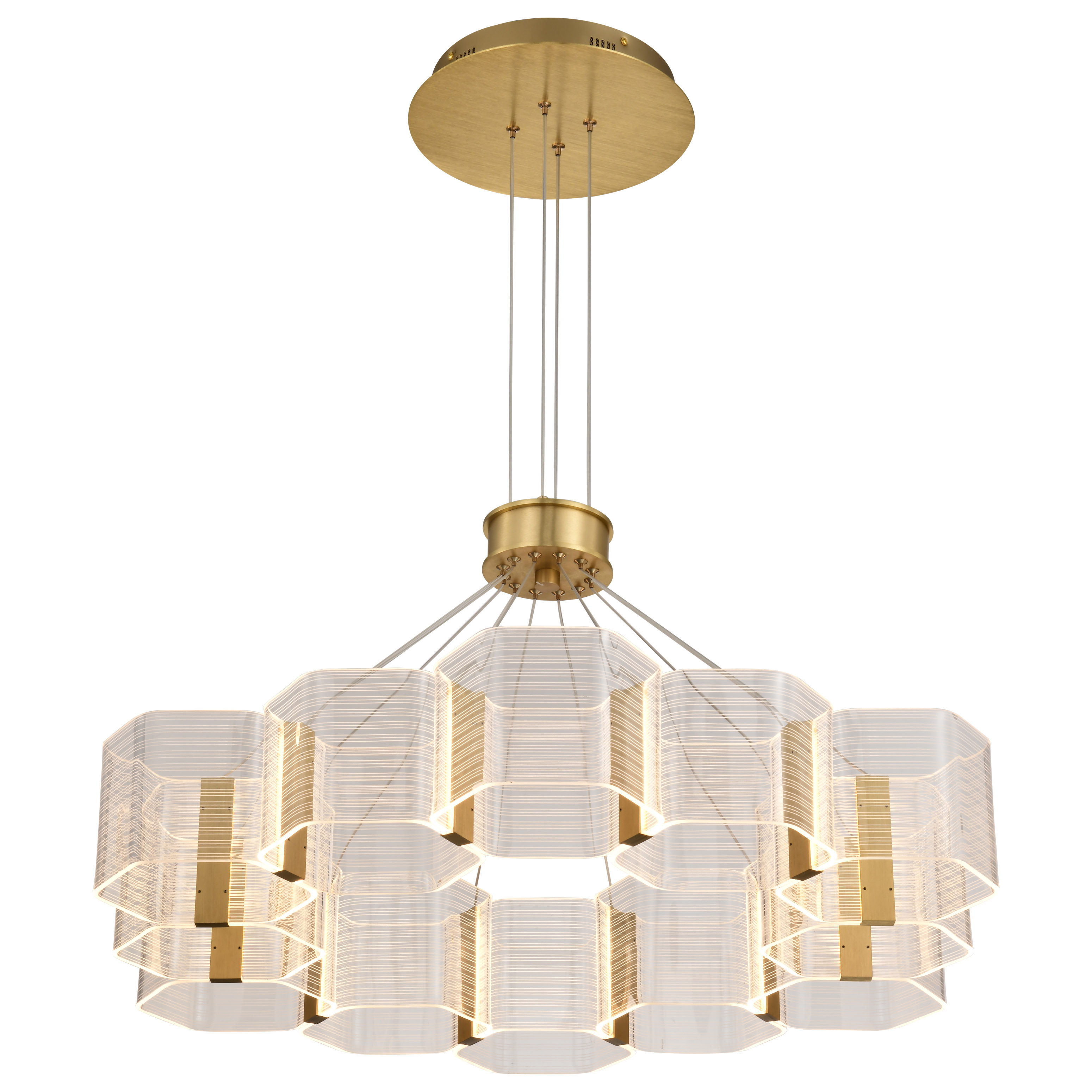 KENZO LED 12 LIGHT CHANDELIER - 62-2404