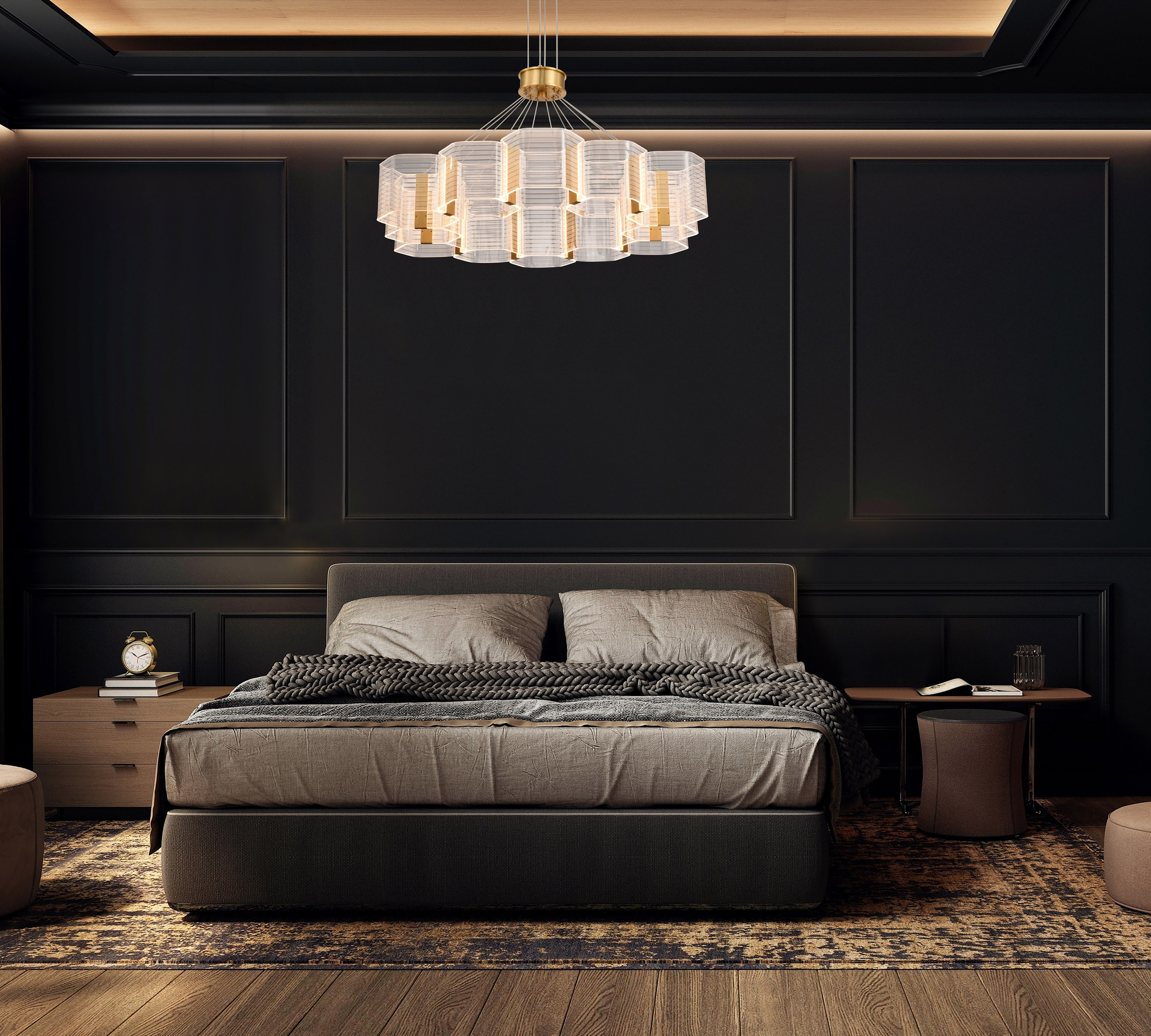 KENZO LED 12 LIGHT CHANDELIER - 62-2404