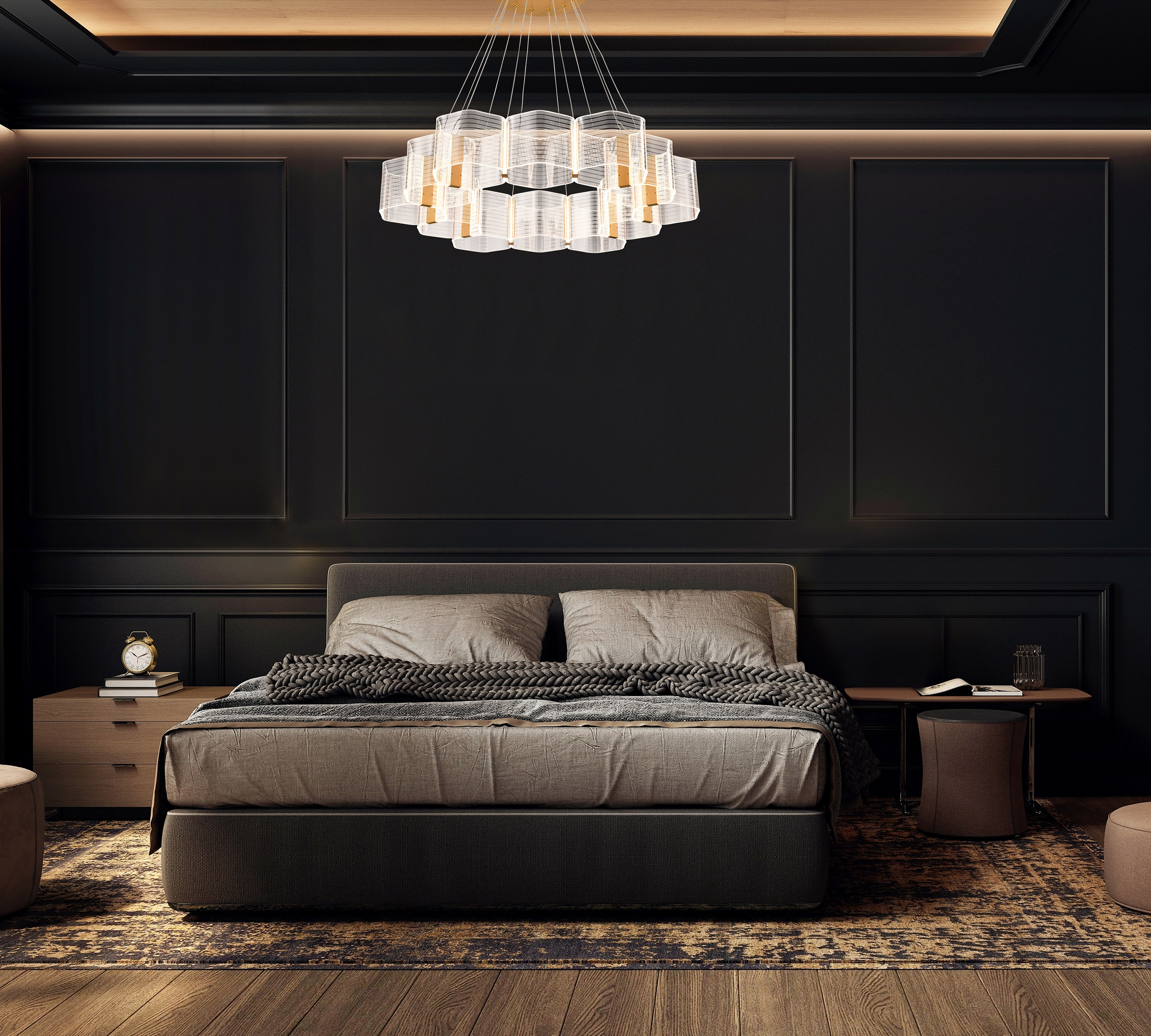 KENZO LED 12 LIGHT CHANDELIER - 62-2404