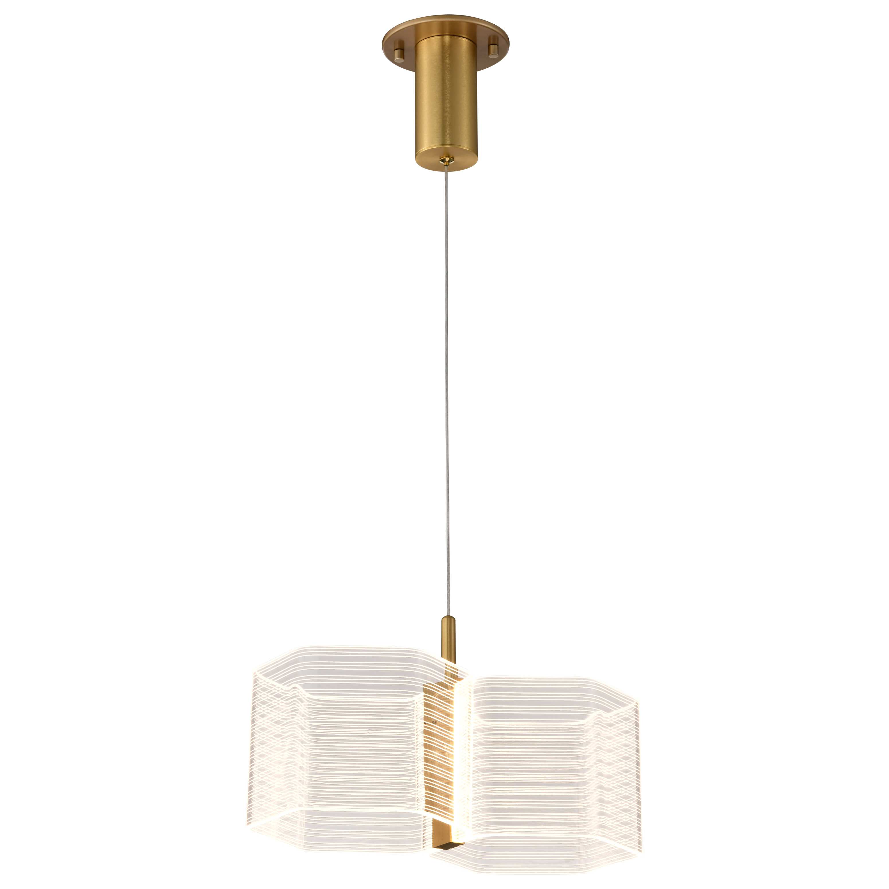 KENZO LED 2 LIGHT MINI PENDANT - 62-2406