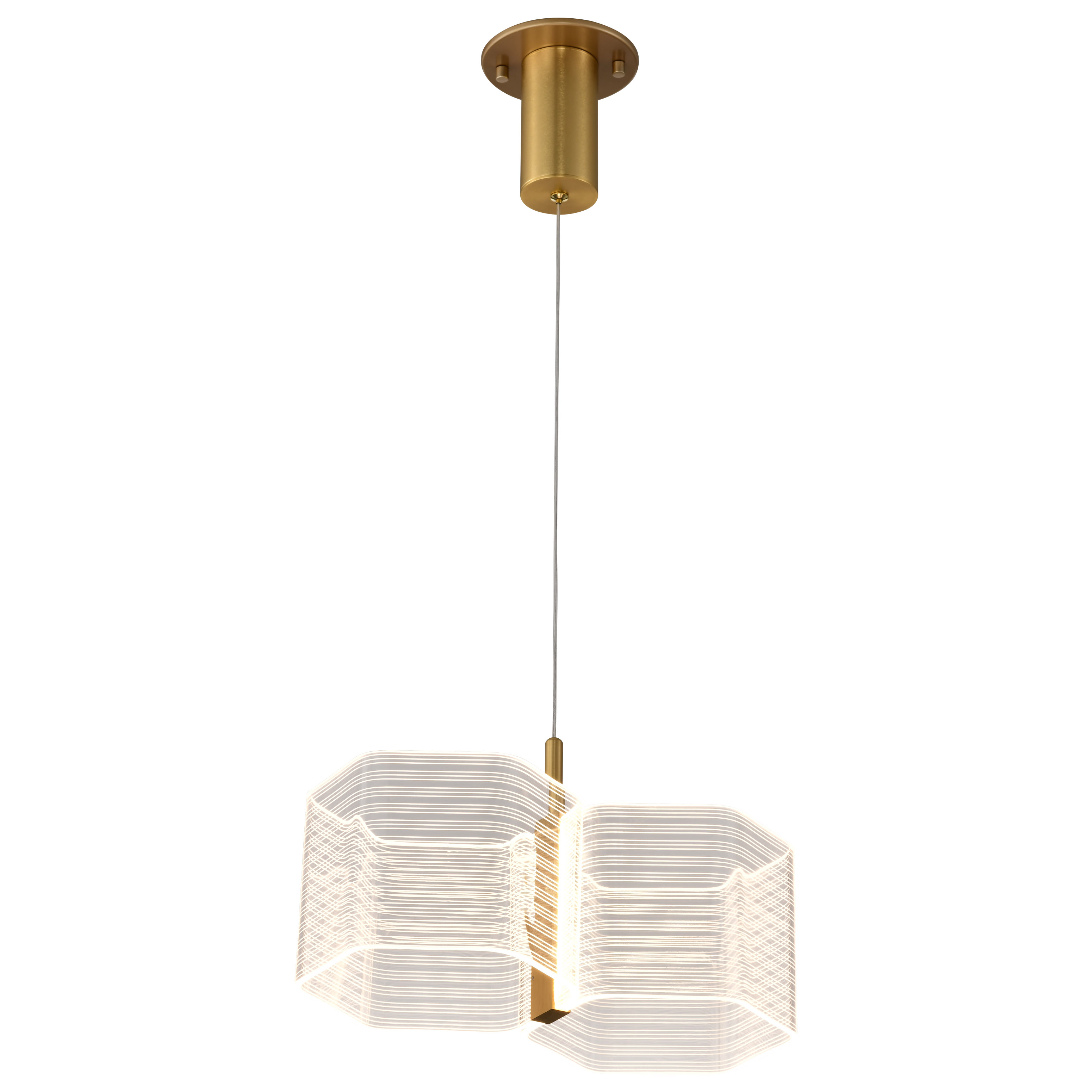 KENZO LED 2 LIGHT MINI PENDANT - 62-2406
