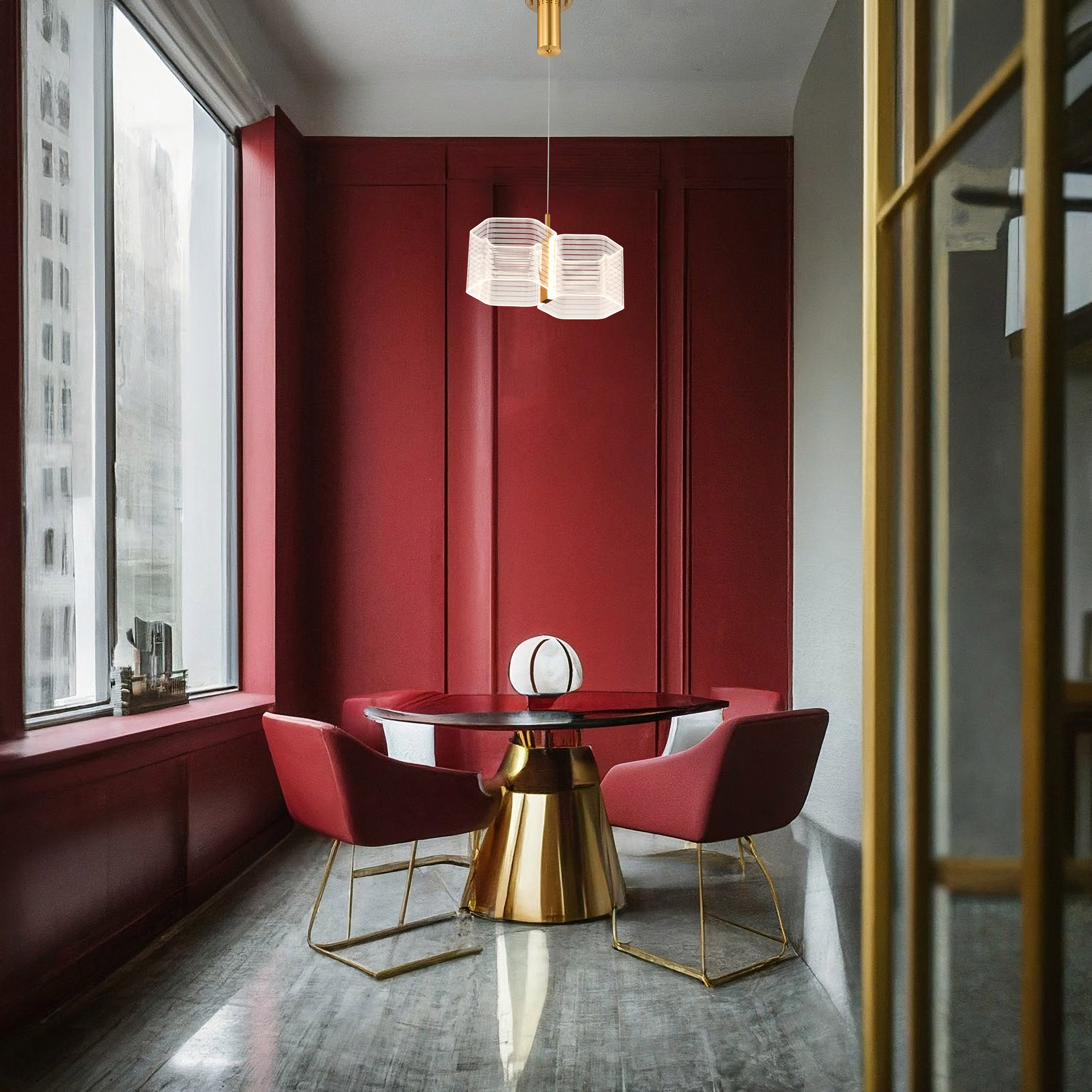 KENZO LED 2 LIGHT MINI PENDANT - 62-2406