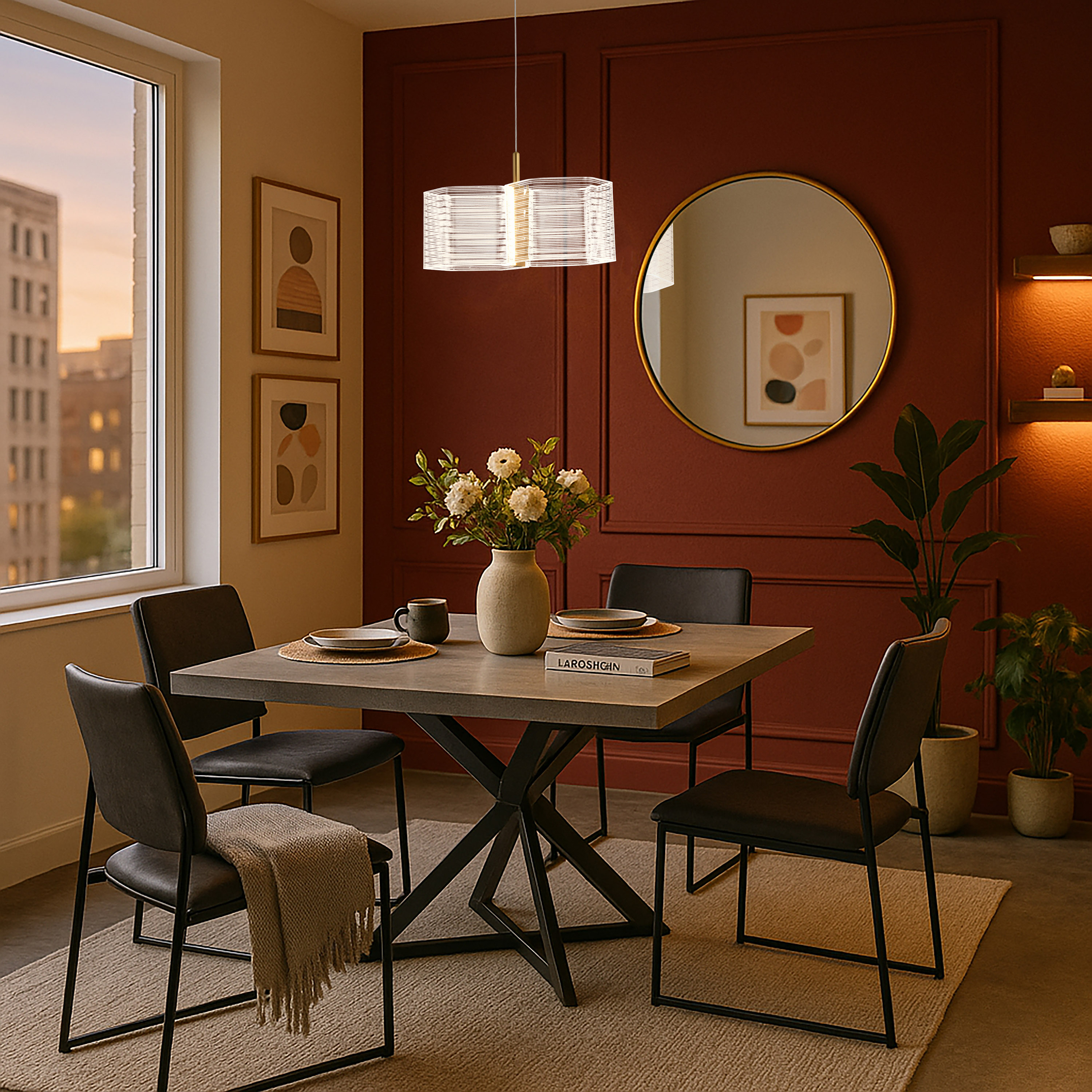 KENZO LED 2 LIGHT MINI PENDANT - 62-2406