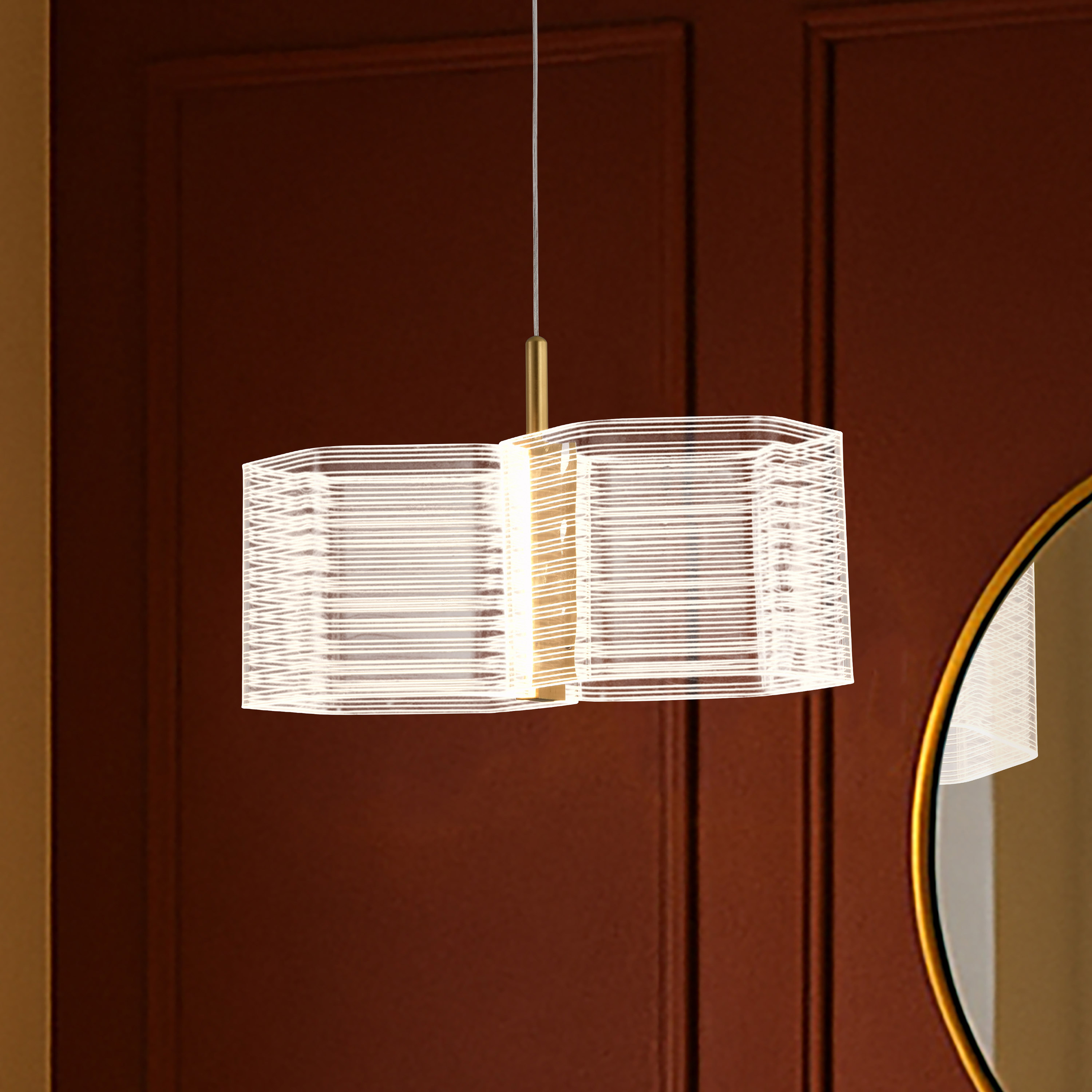 KENZO LED 2 LIGHT MINI PENDANT - 62-2406