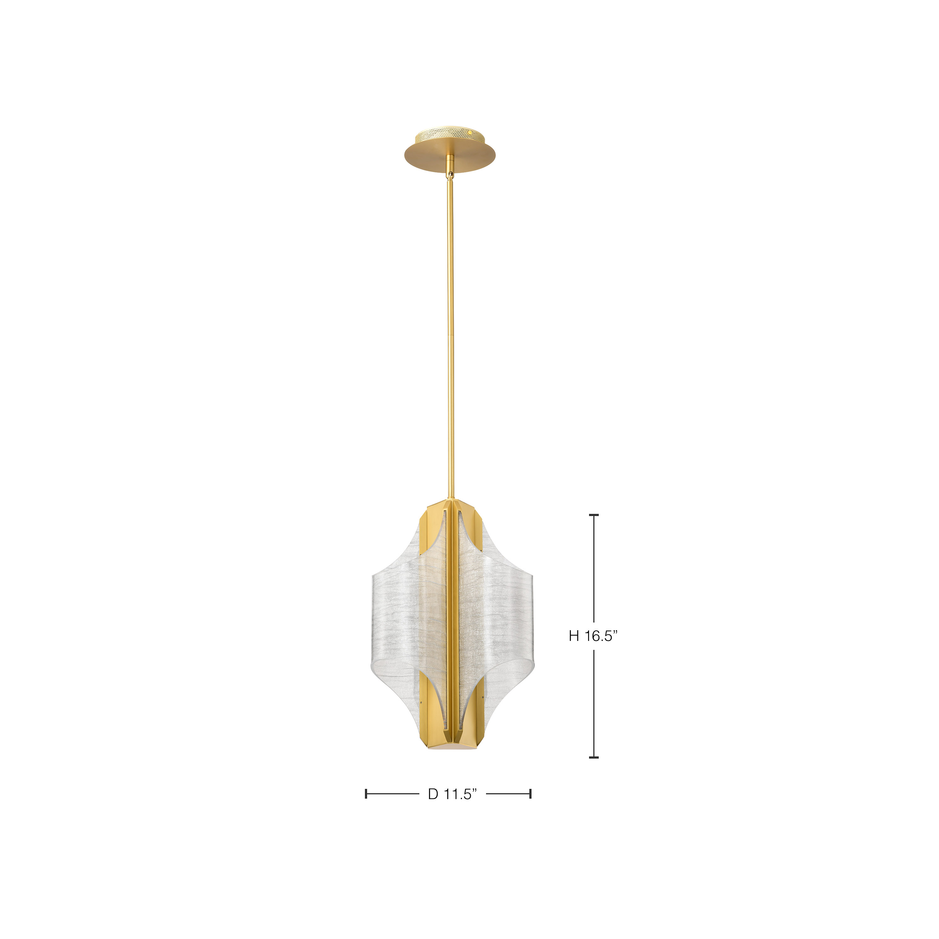 IDRIS LED 3 LIGHT PENDANT - 62-2413
