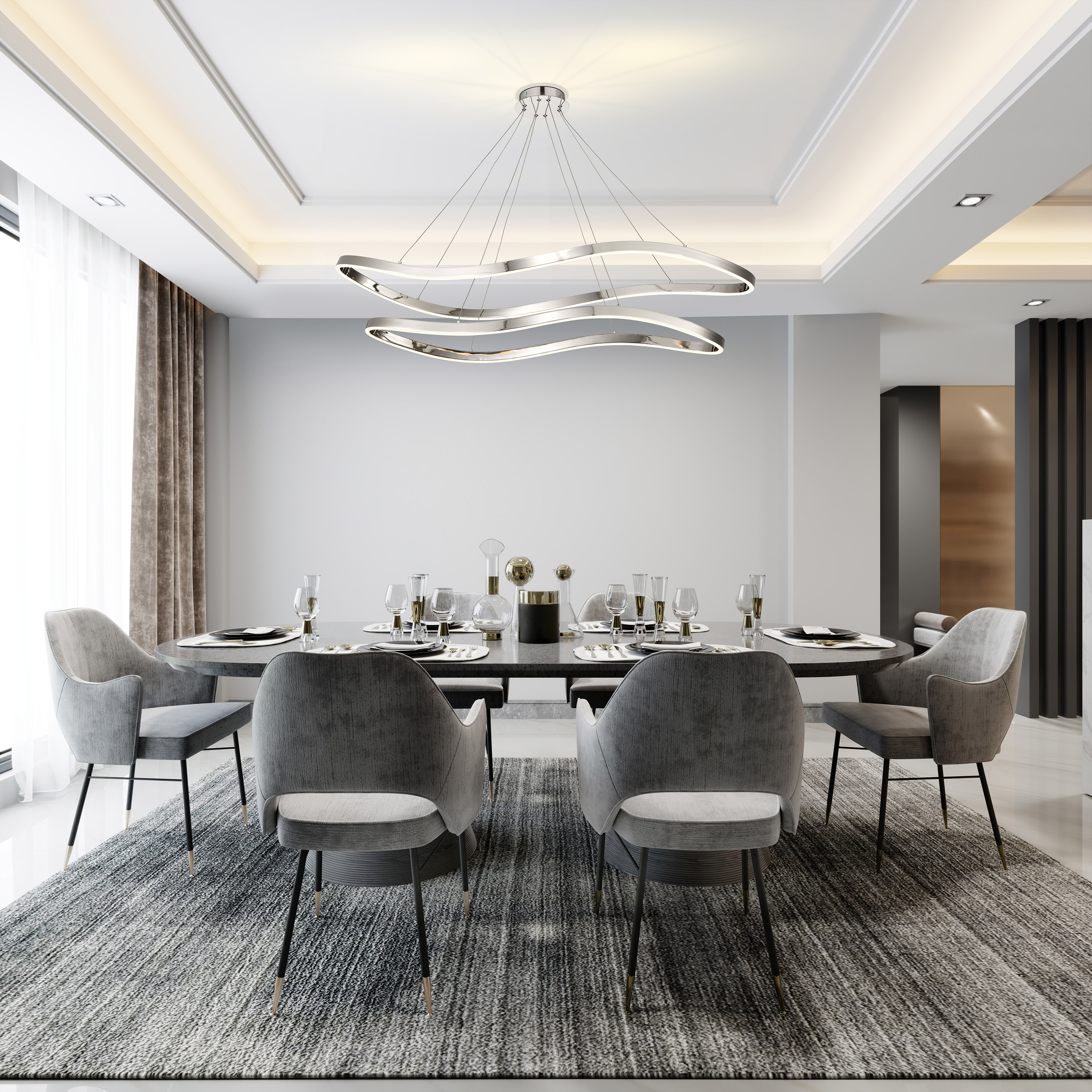 SYLAS 48" LED PENDANT - 62-2432