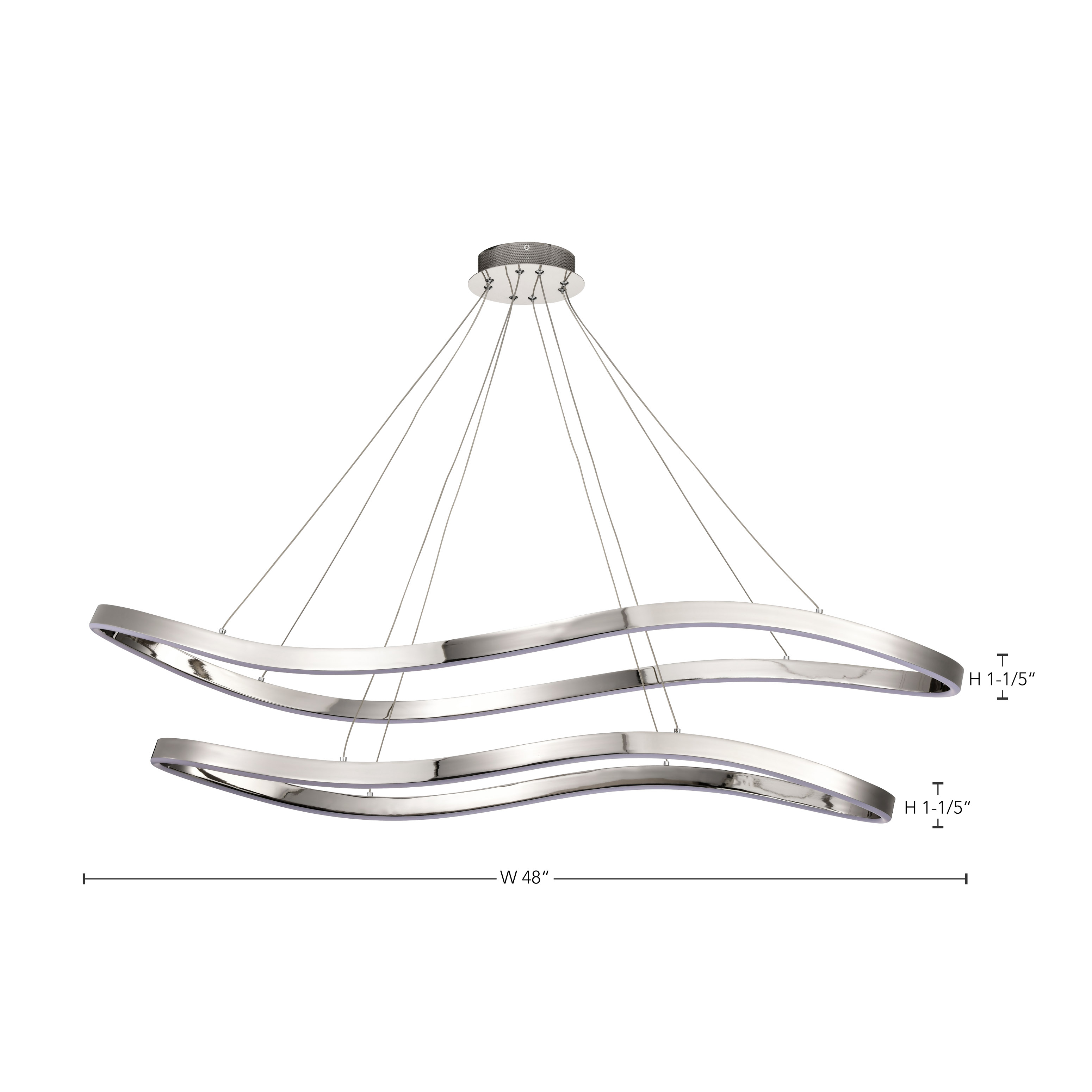 SYLAS 48" LED PENDANT - 62-2432