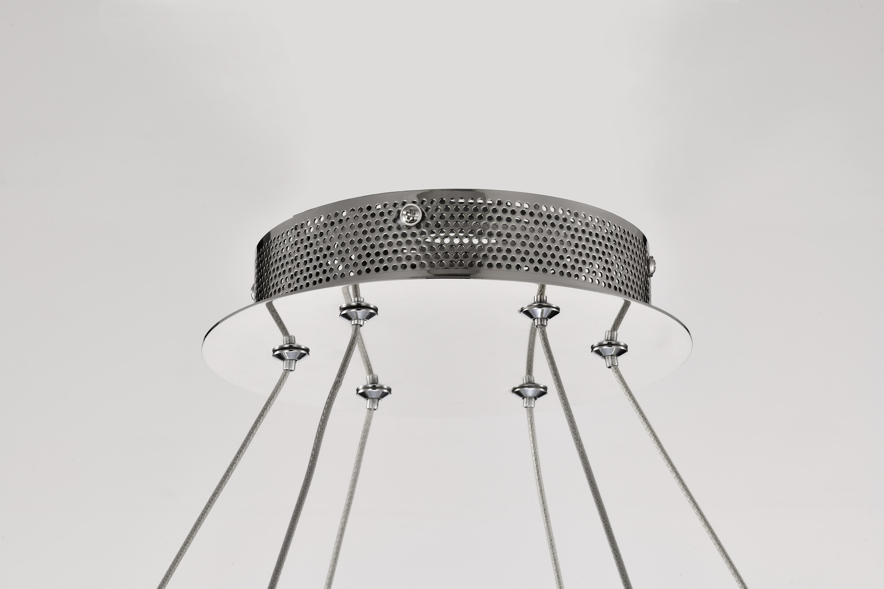 ASHER 36" ROUND CRYSTAL PENDAN - 62-2442