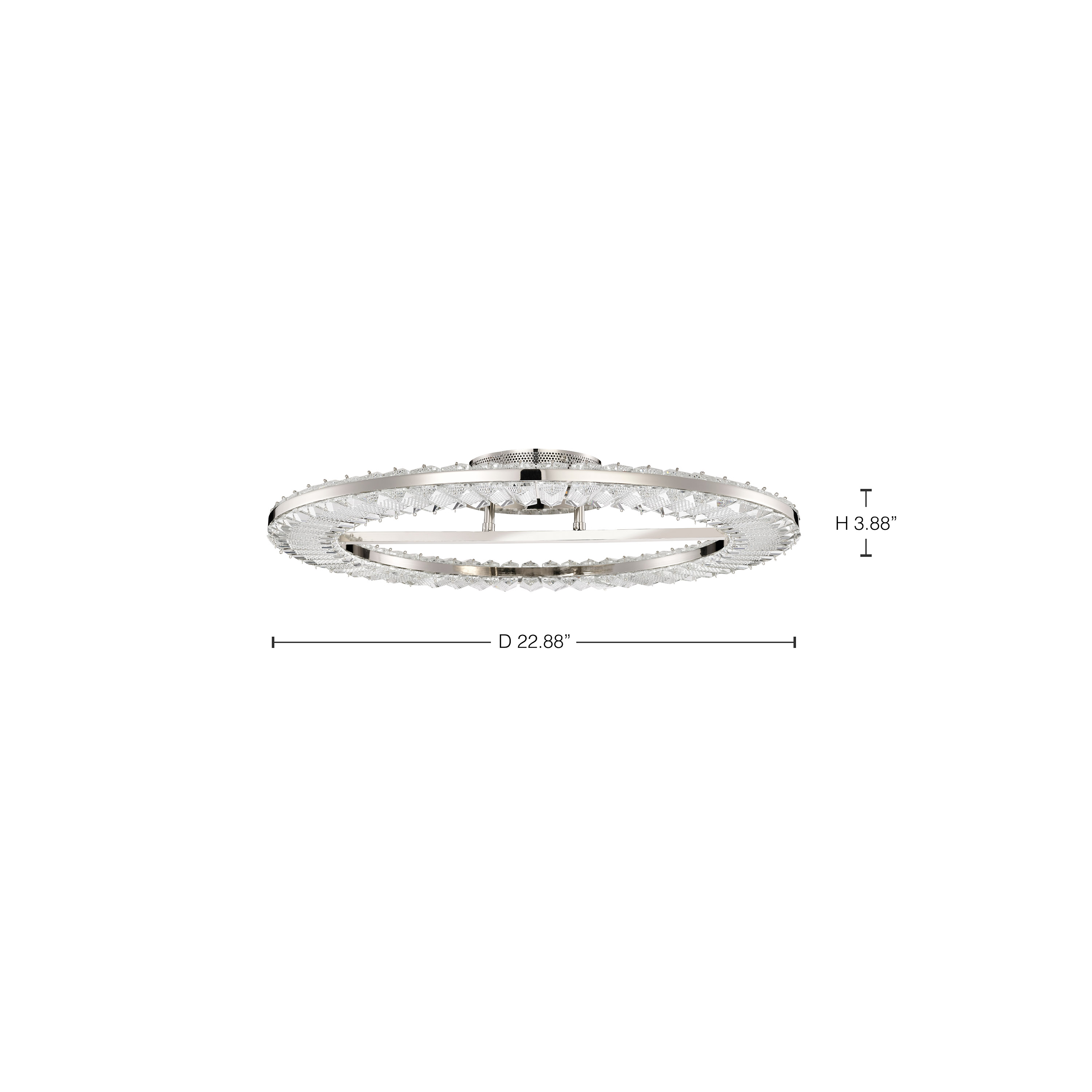 NOVA 23" LED ROUND FLUSH - 62-2444