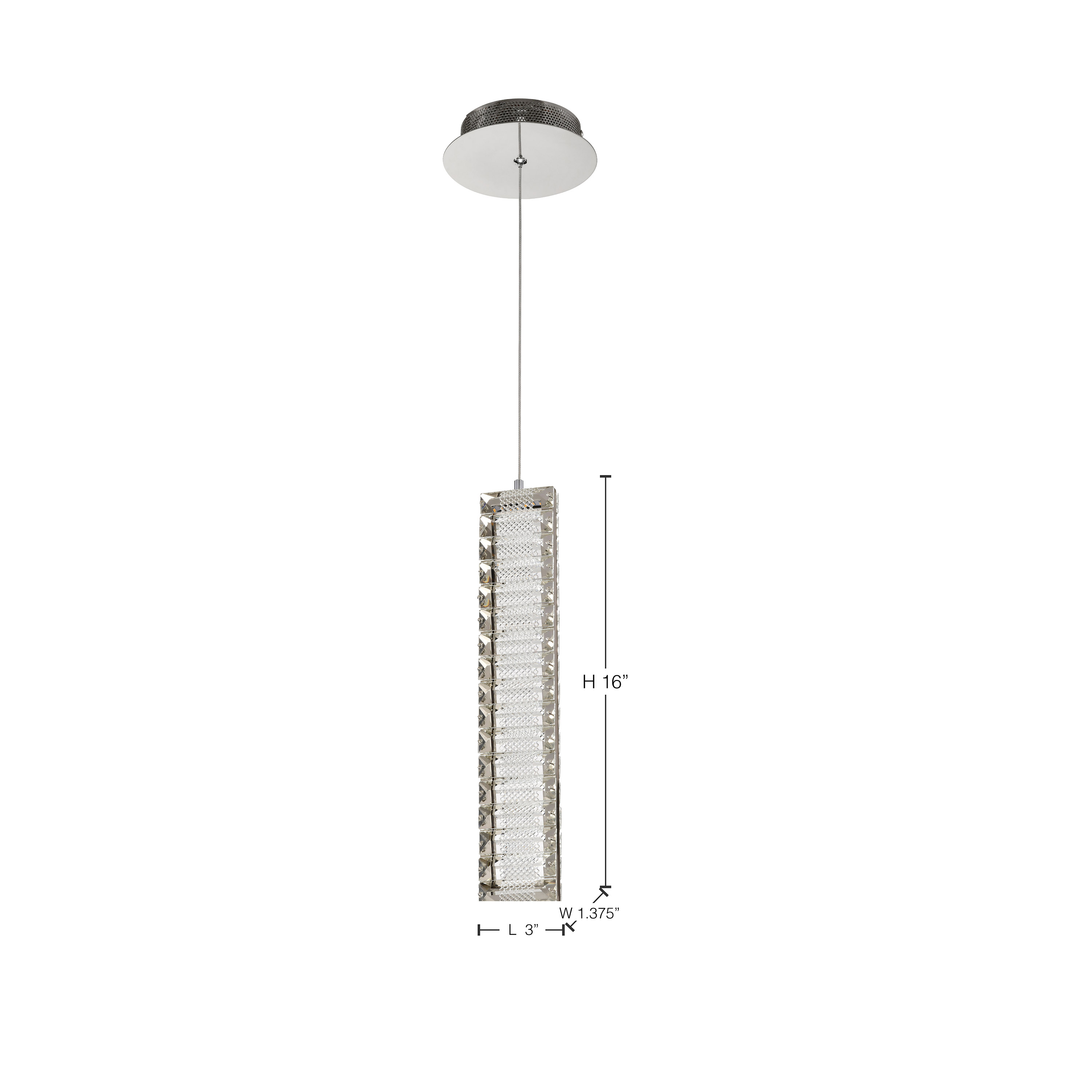 NOVA 16" LED MINI PENDANT - 62-2445