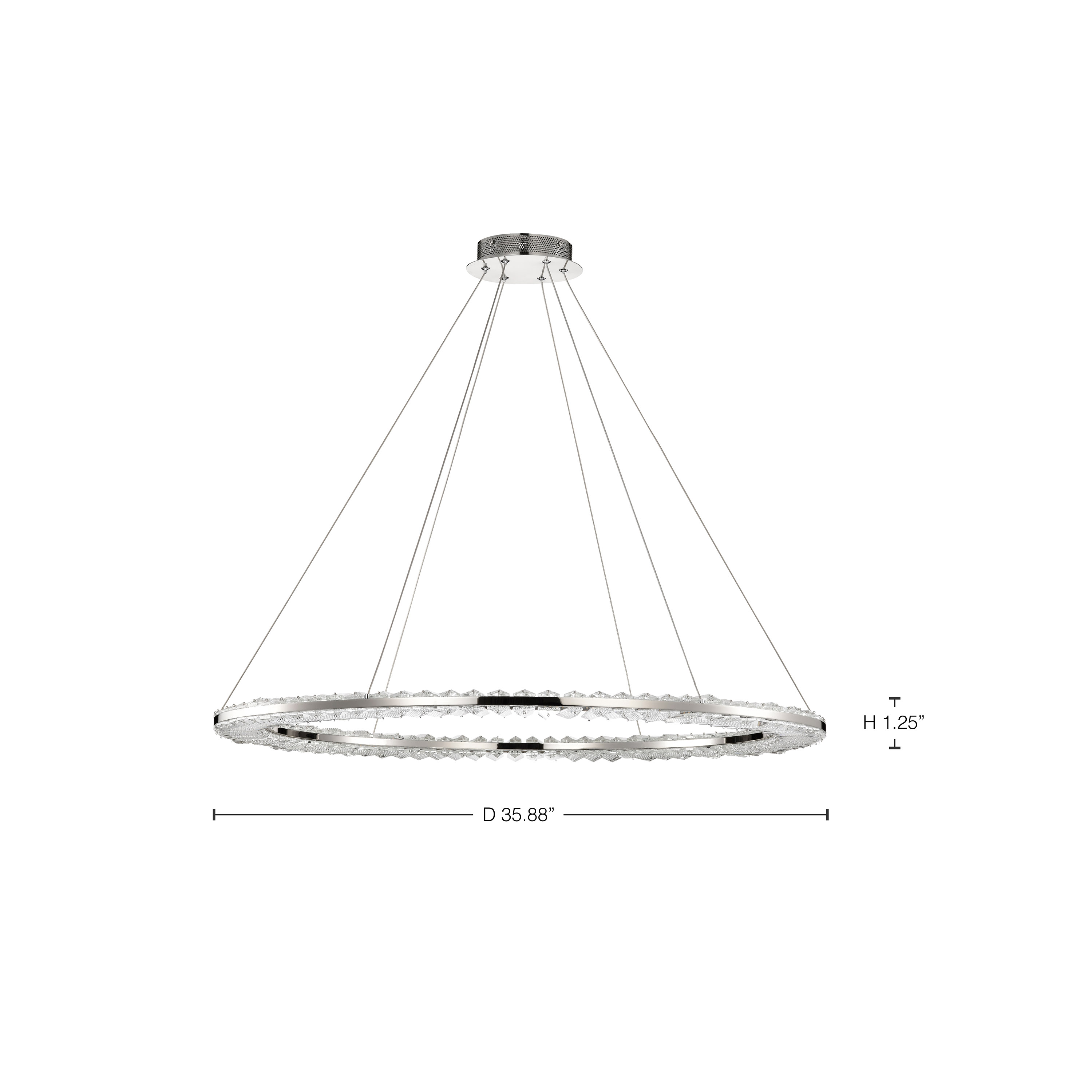 NOVA 36" LED ROUND PENDANT - 62-2447