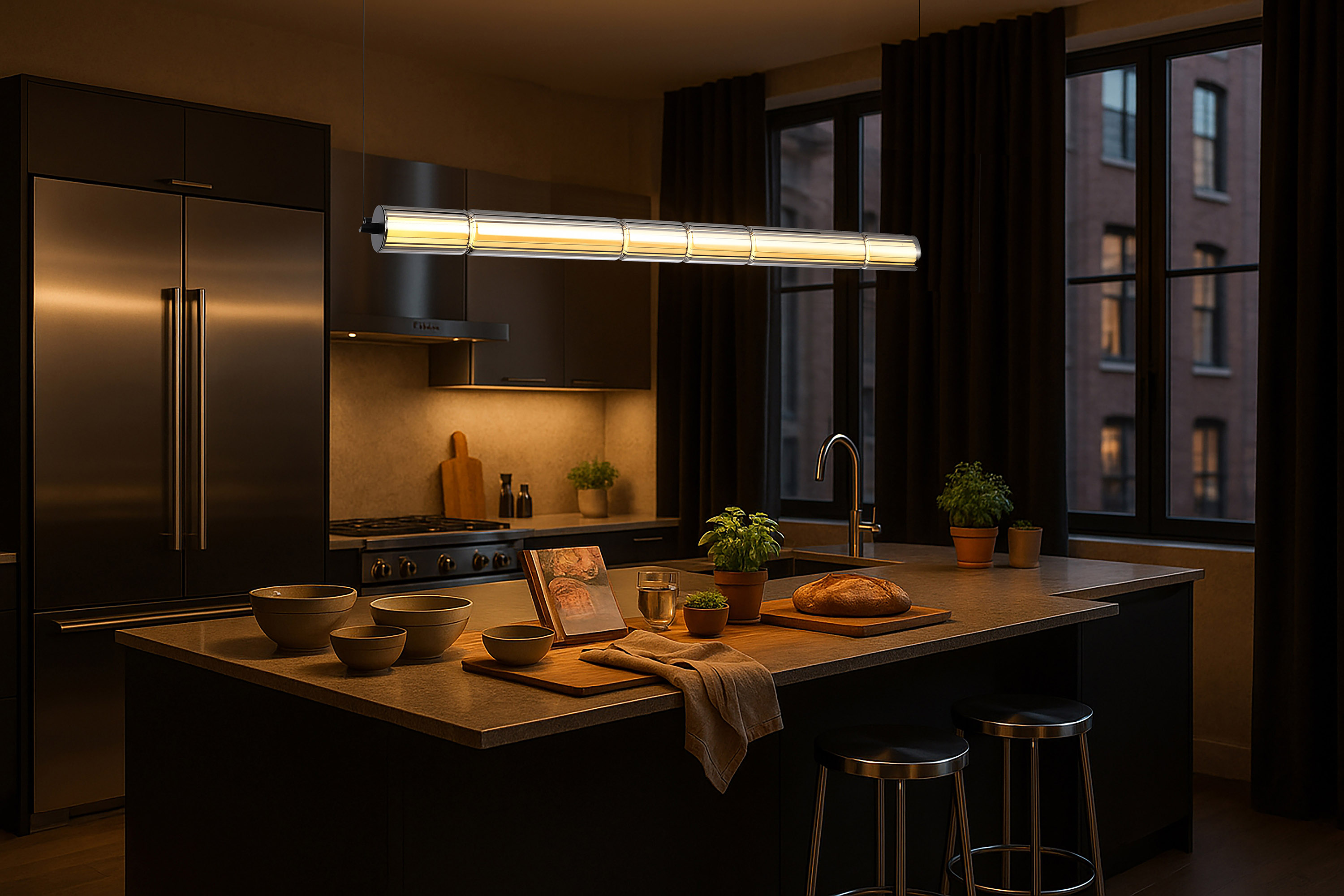 EVANDER 48" LED ISLAND PENDANT - 62-2452