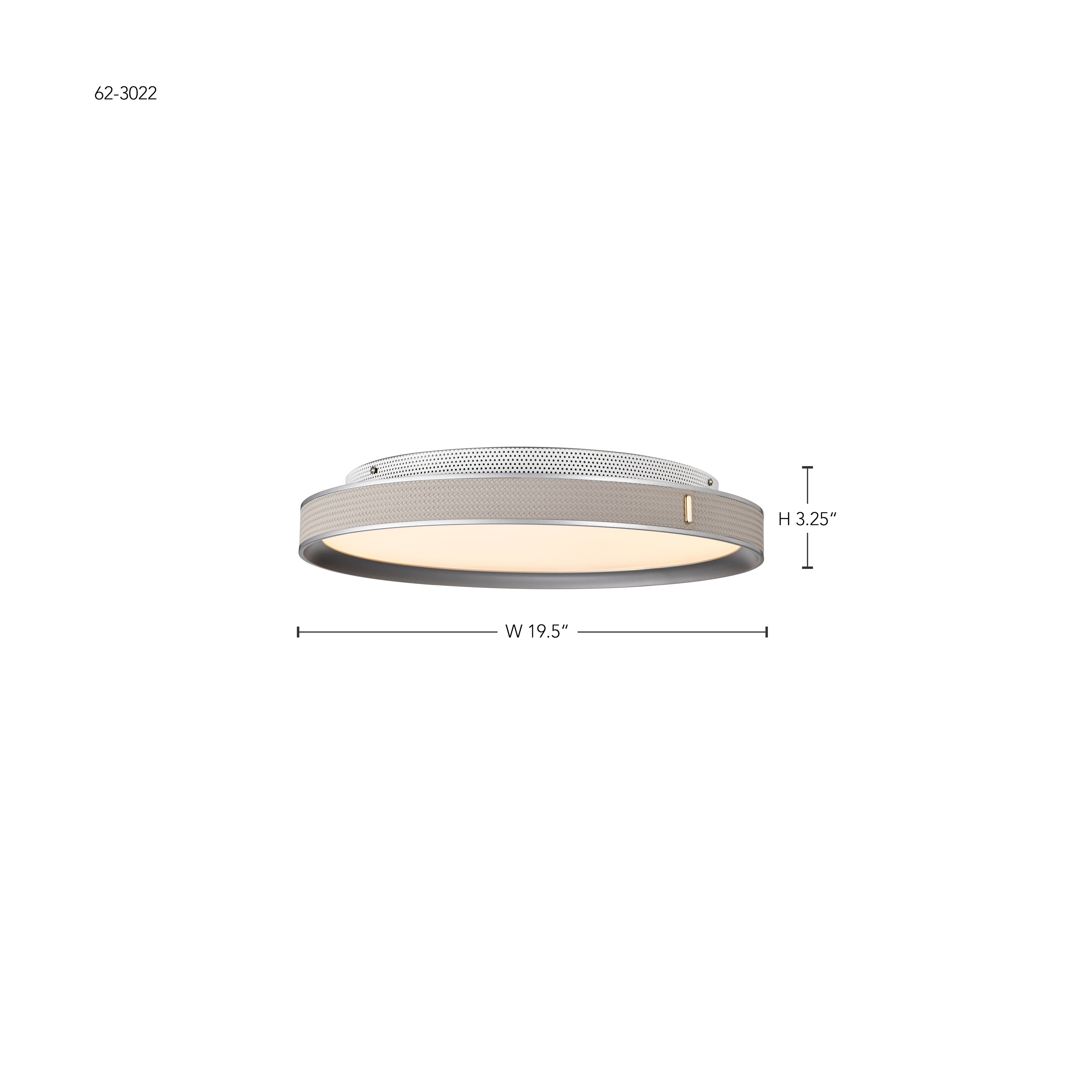 BANDON 20" LED FLUSH MOUNT - 62-3022