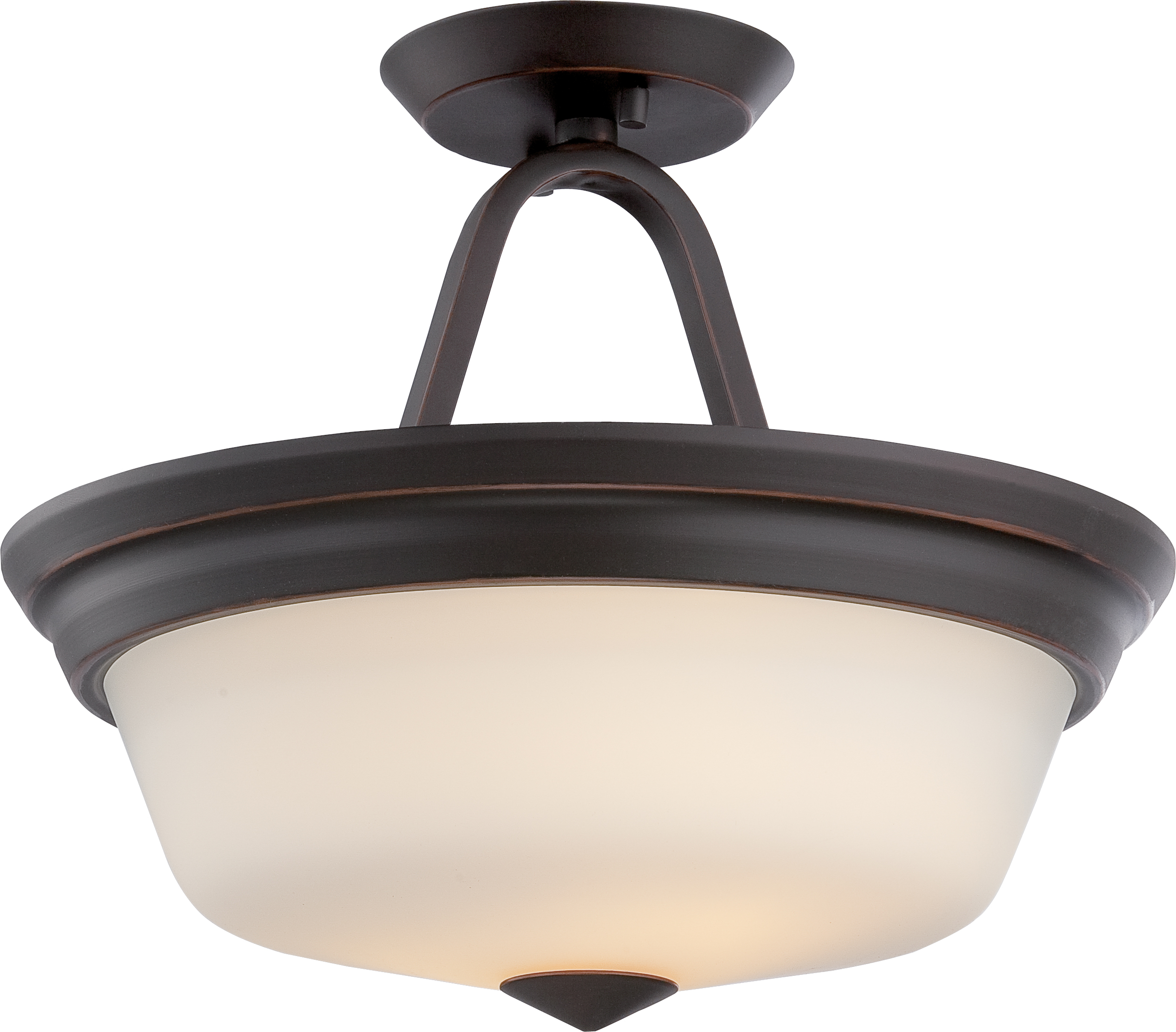CALVIN 2 LT LED SEMI FLUSH - 62-374