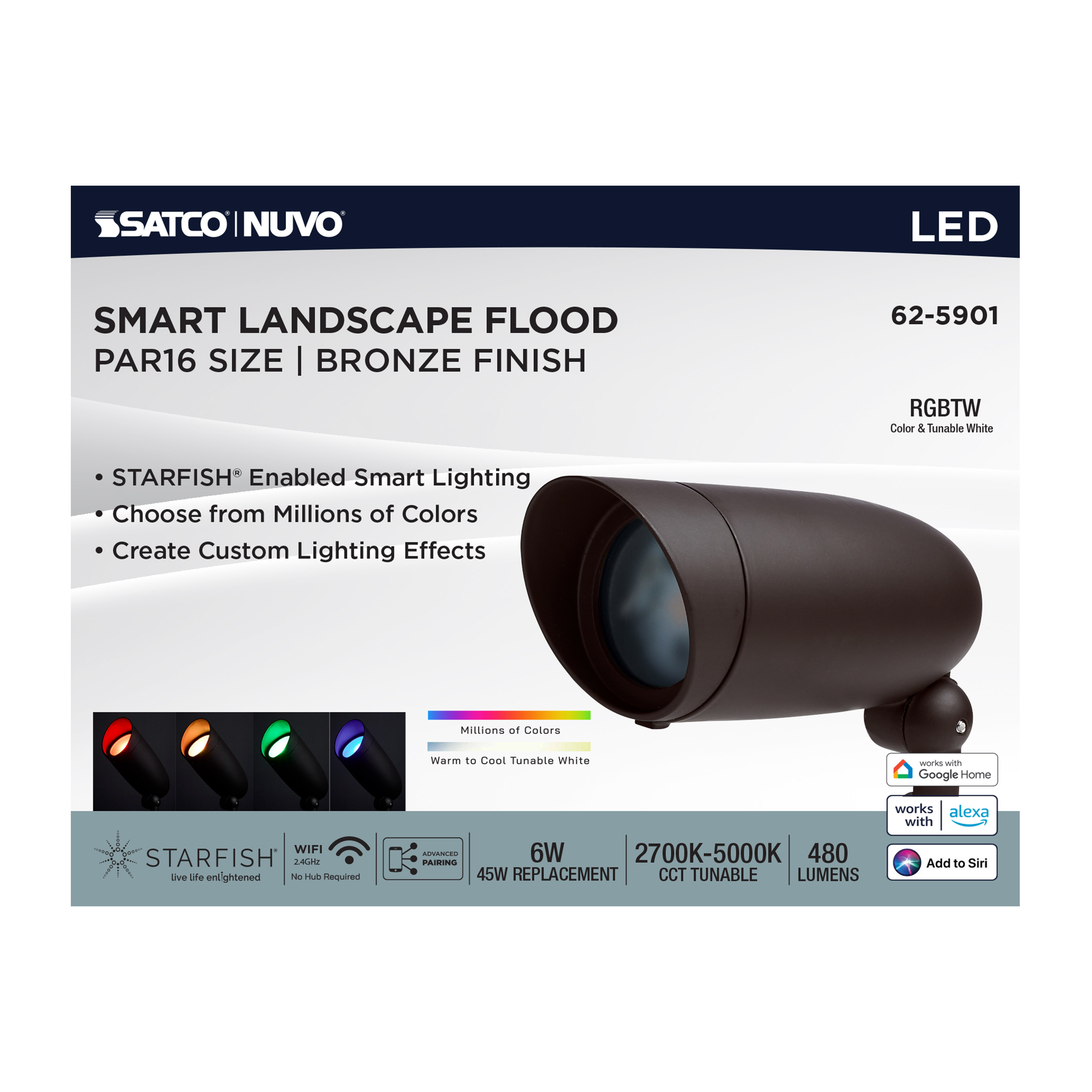 LED 6W LANDSCAPE FLOOD - 62-5901