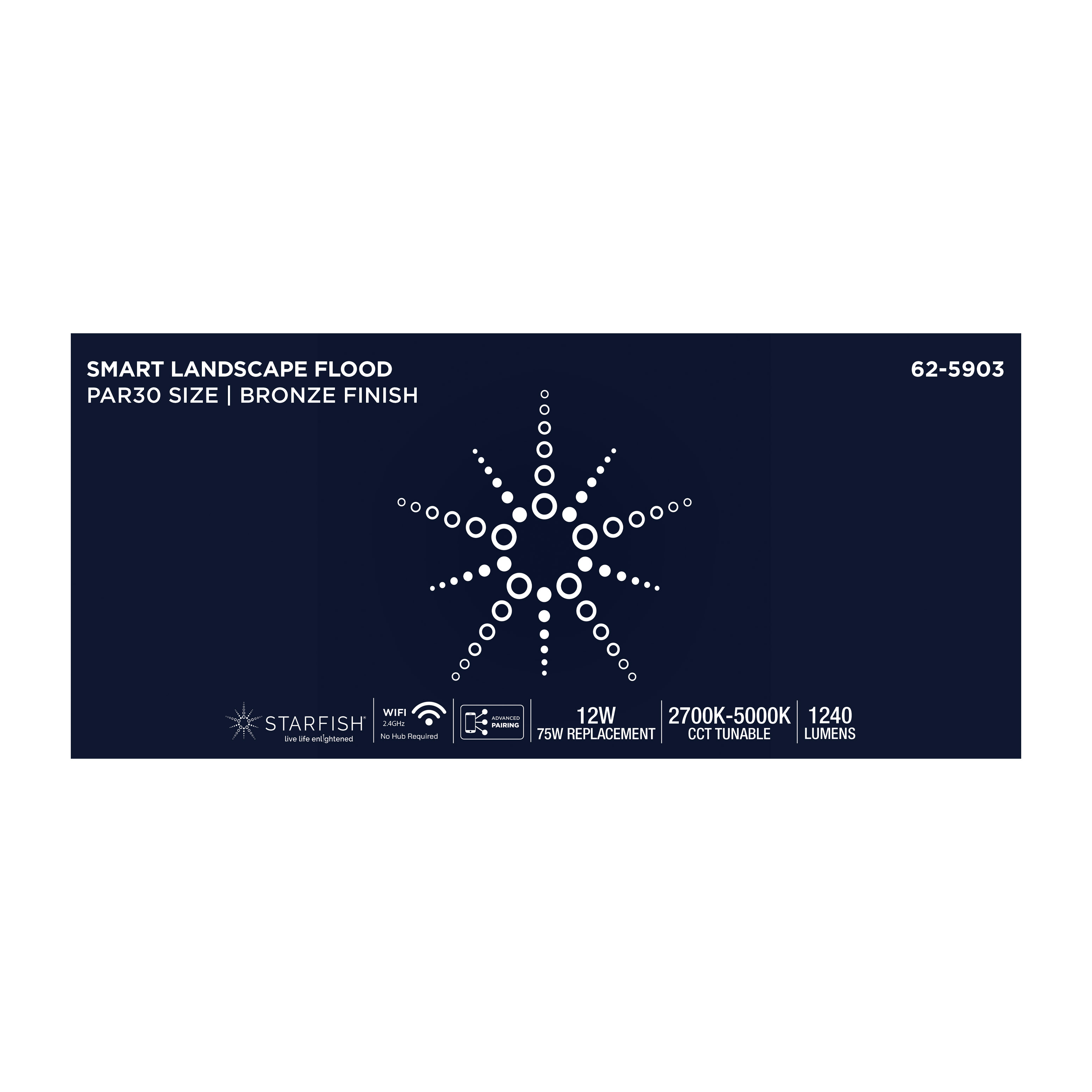 LED 12W LANDSCAPE FLOOD - 62-5903