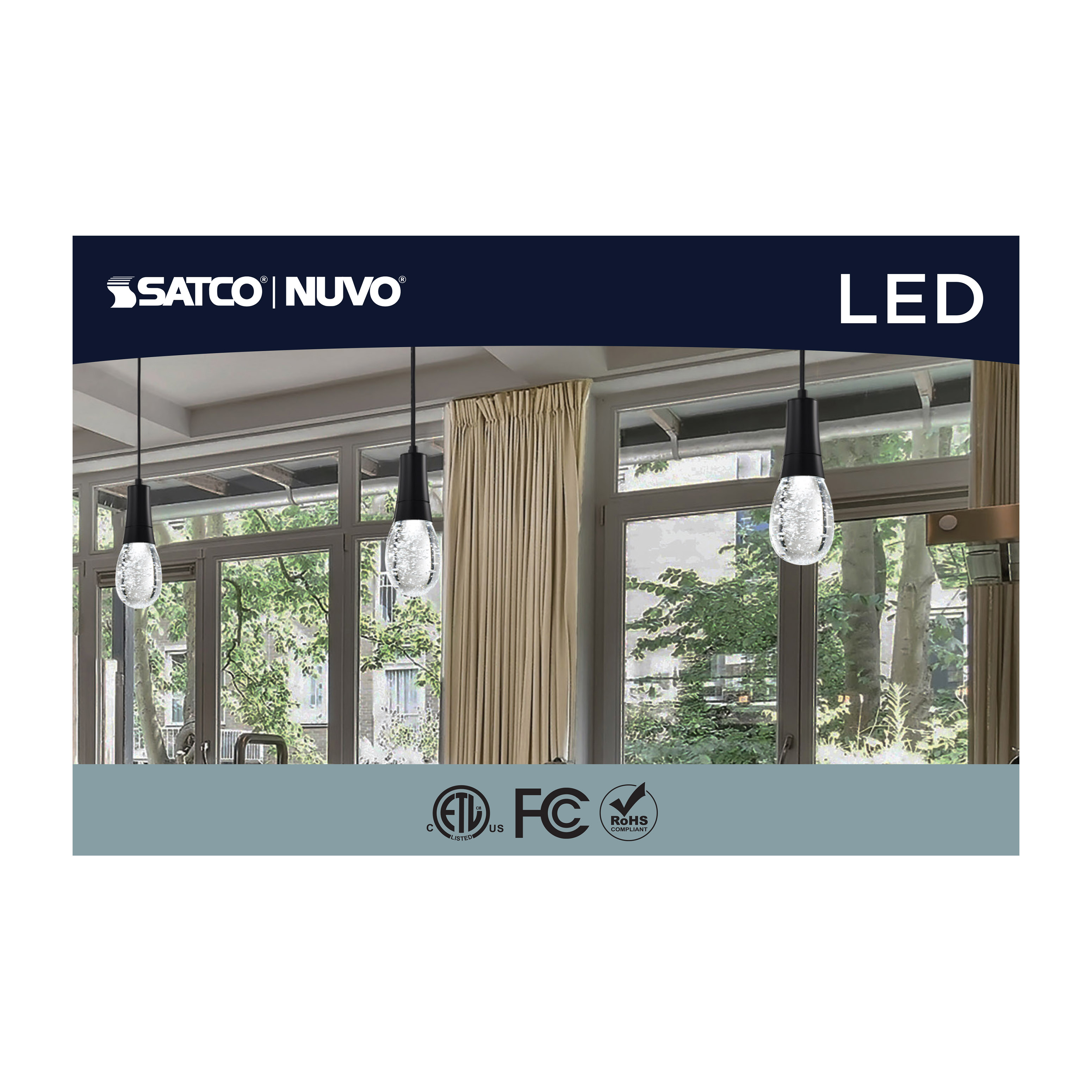 LACEY 4" LED RGB/TW PENDANT - 62-6002