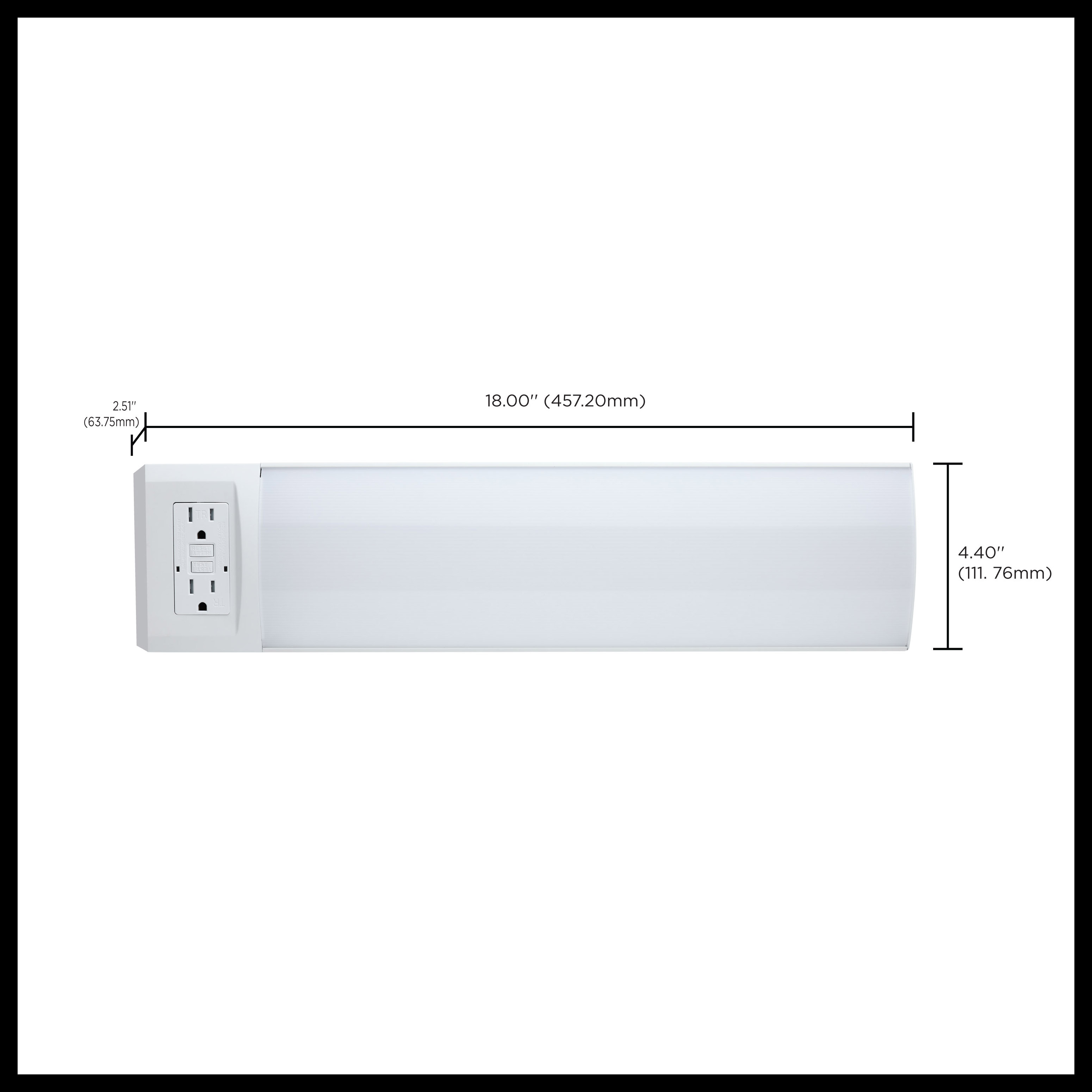 LED 18" WRAP WITH DUAL GFCIS - 62-700