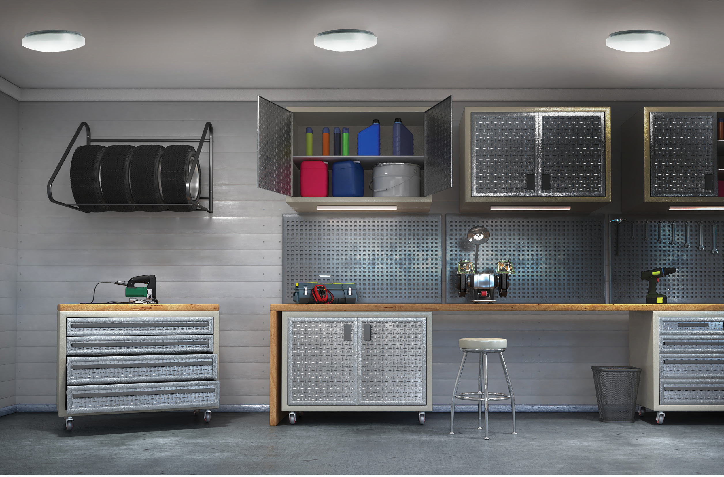 14" WHITE ACRYLIC LED - 62-792R1