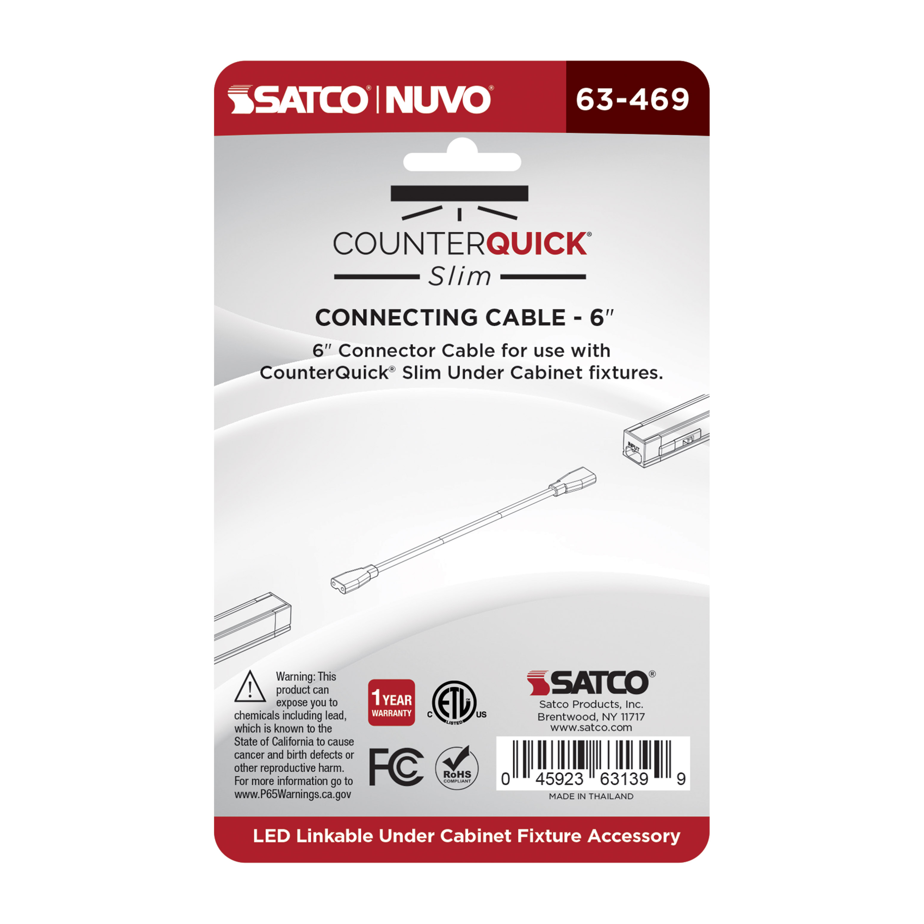 CONNECTING CABLE - 6" - 63-469