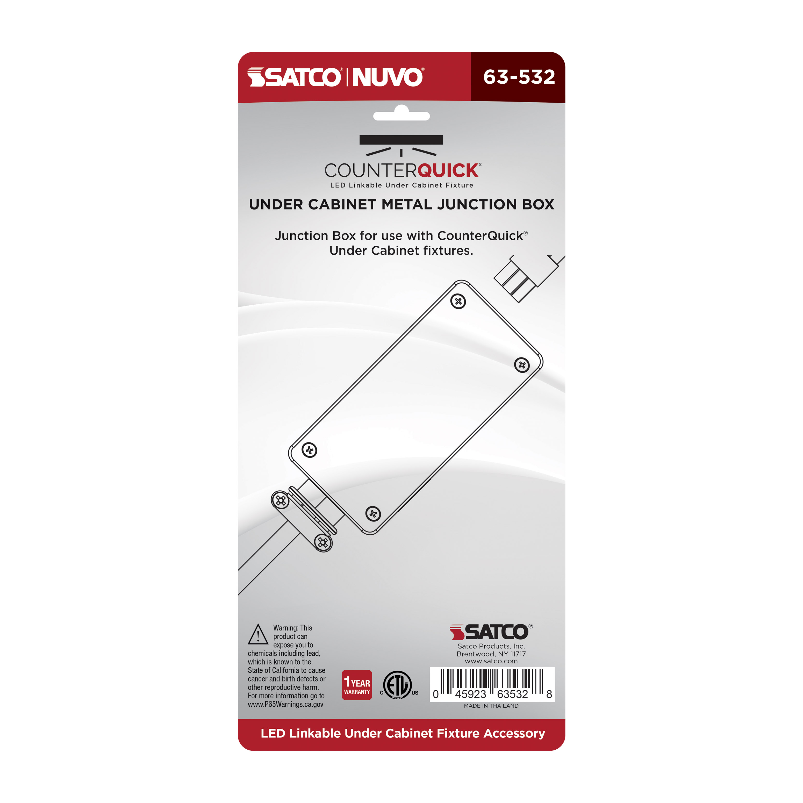 UNDER CAB JBOX METAL DK BRZ - 63-532