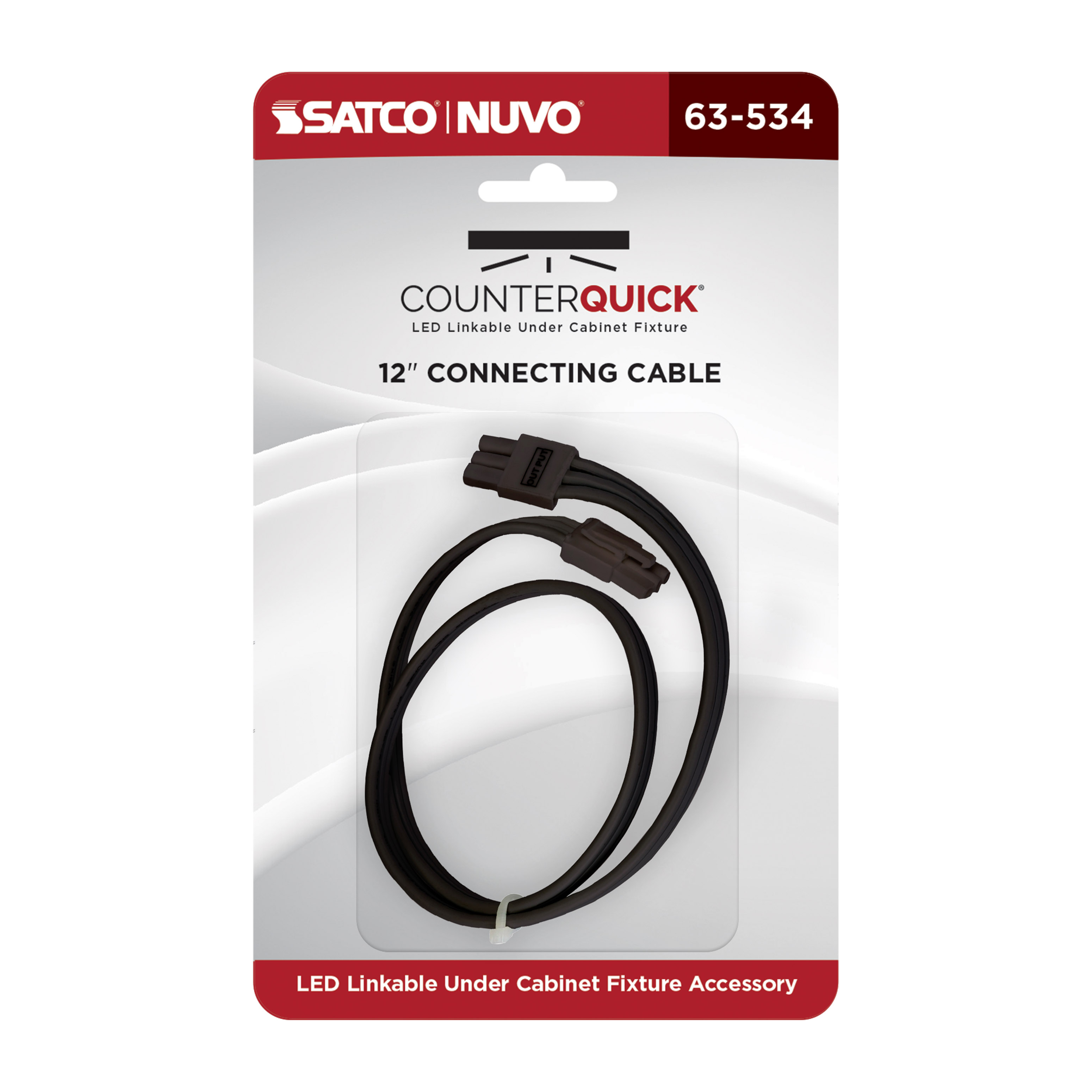 UNDER CAB LINK CABLE 12" BLK - 63-534