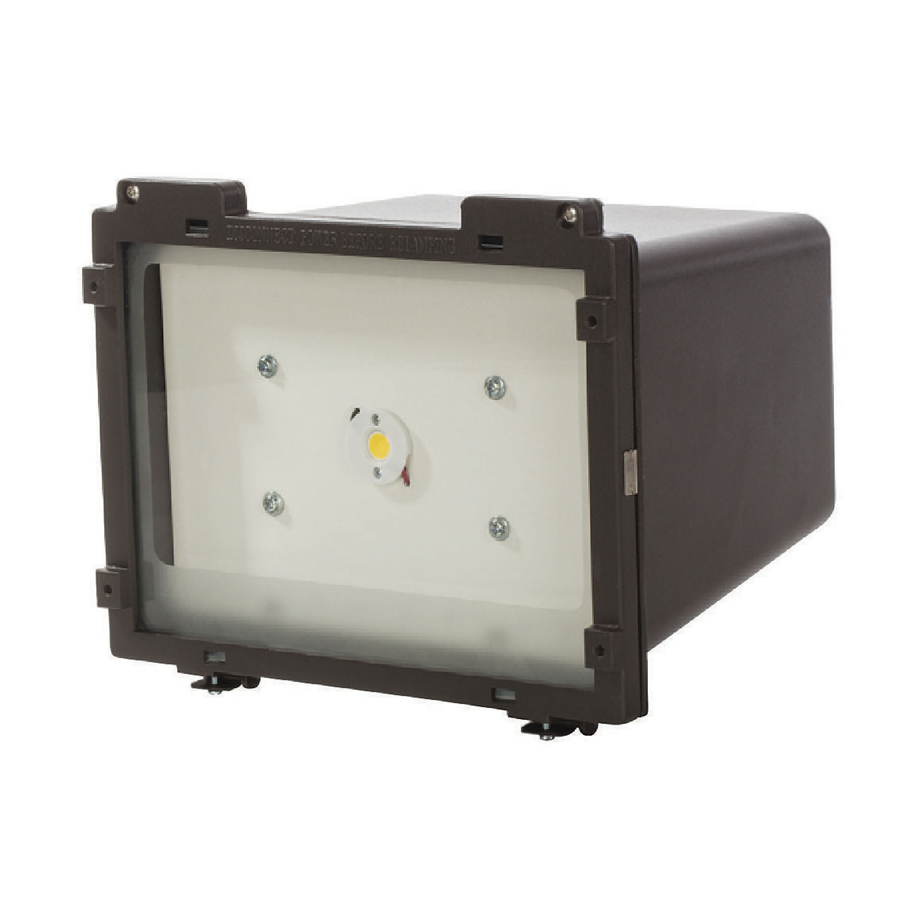 LED SQUARE FLOOD 22W BRONZE - 65-071