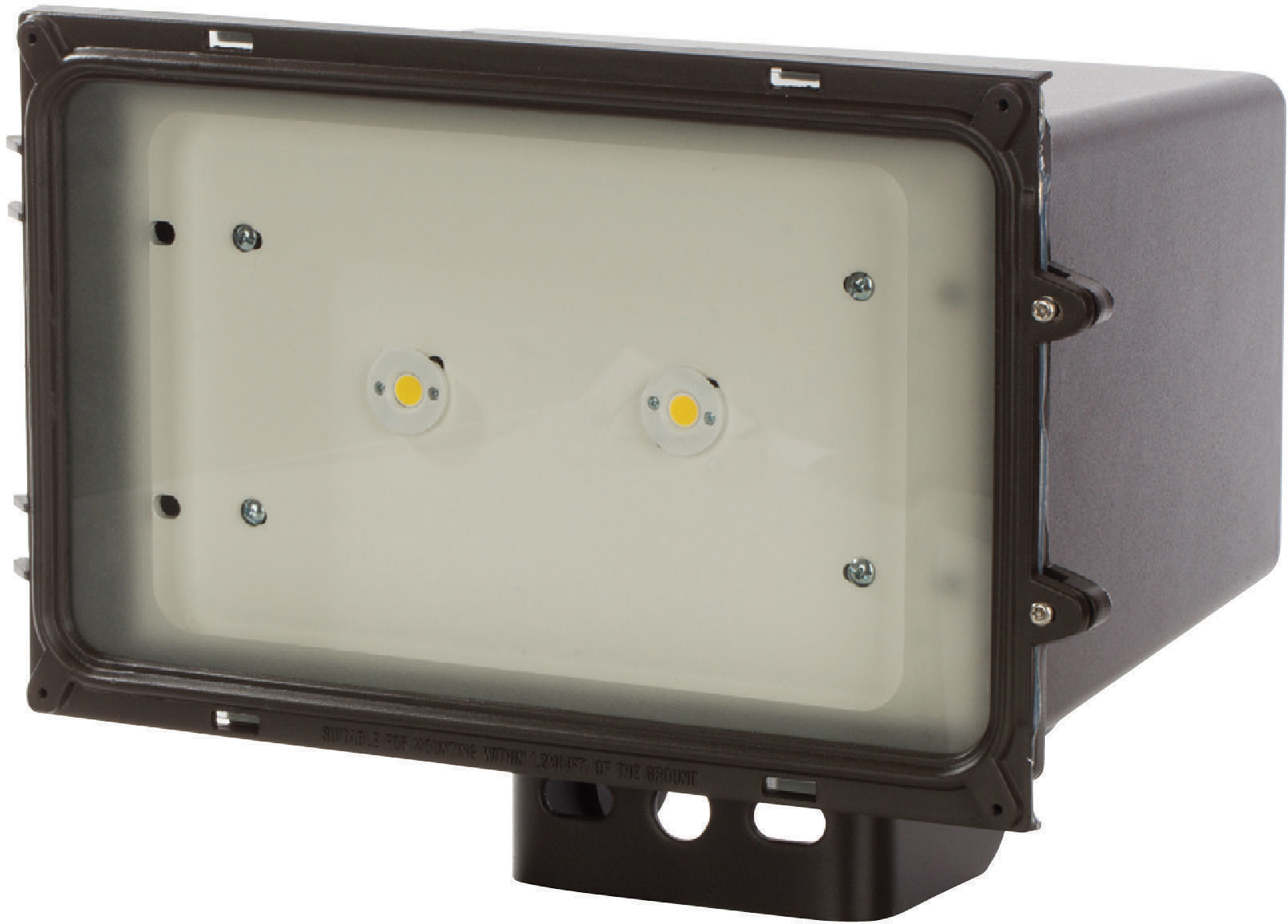 LED SQUARE FLOOD 43W BRONZE - 65-072