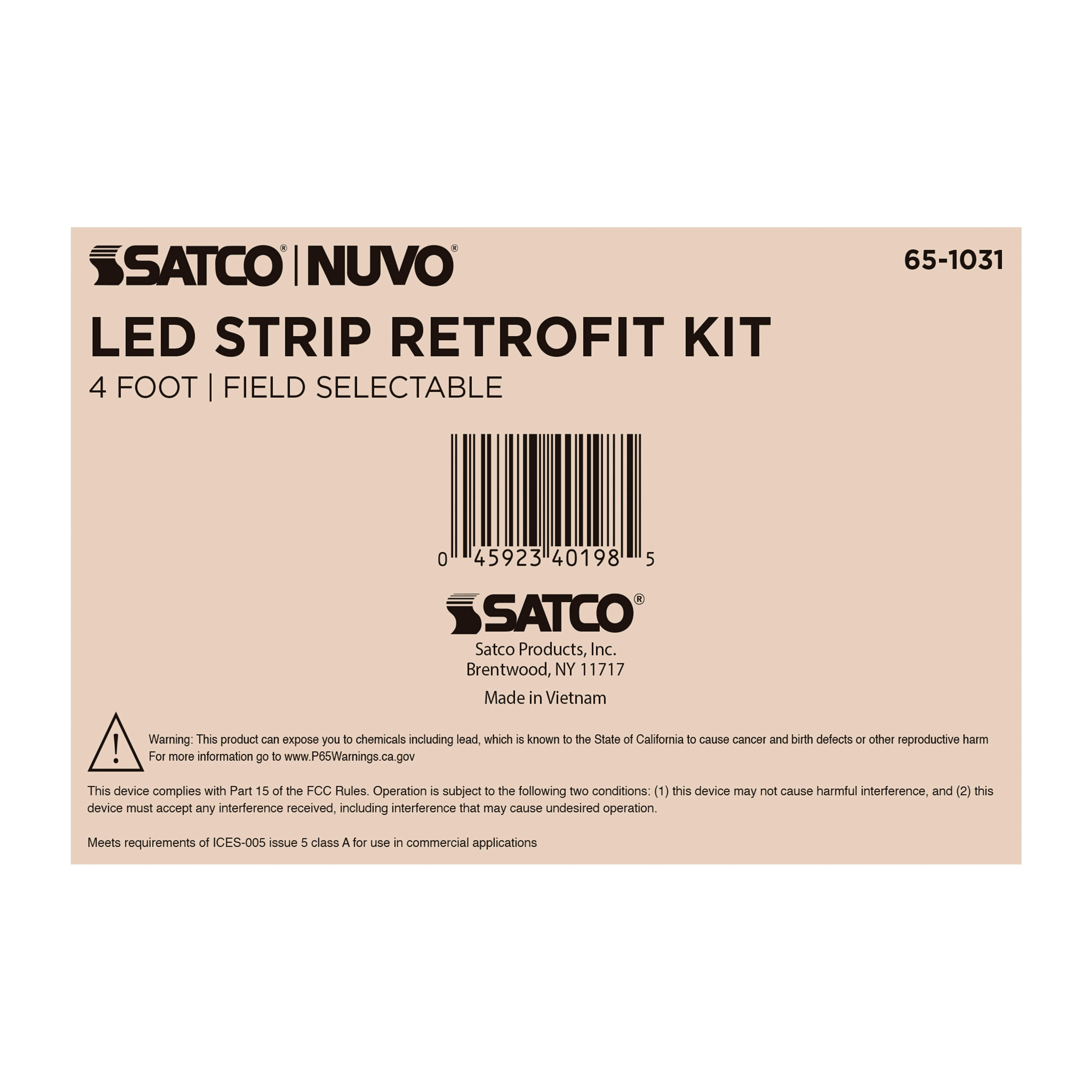 4FT 50W LED STRIP RETROFIT - 65-1031