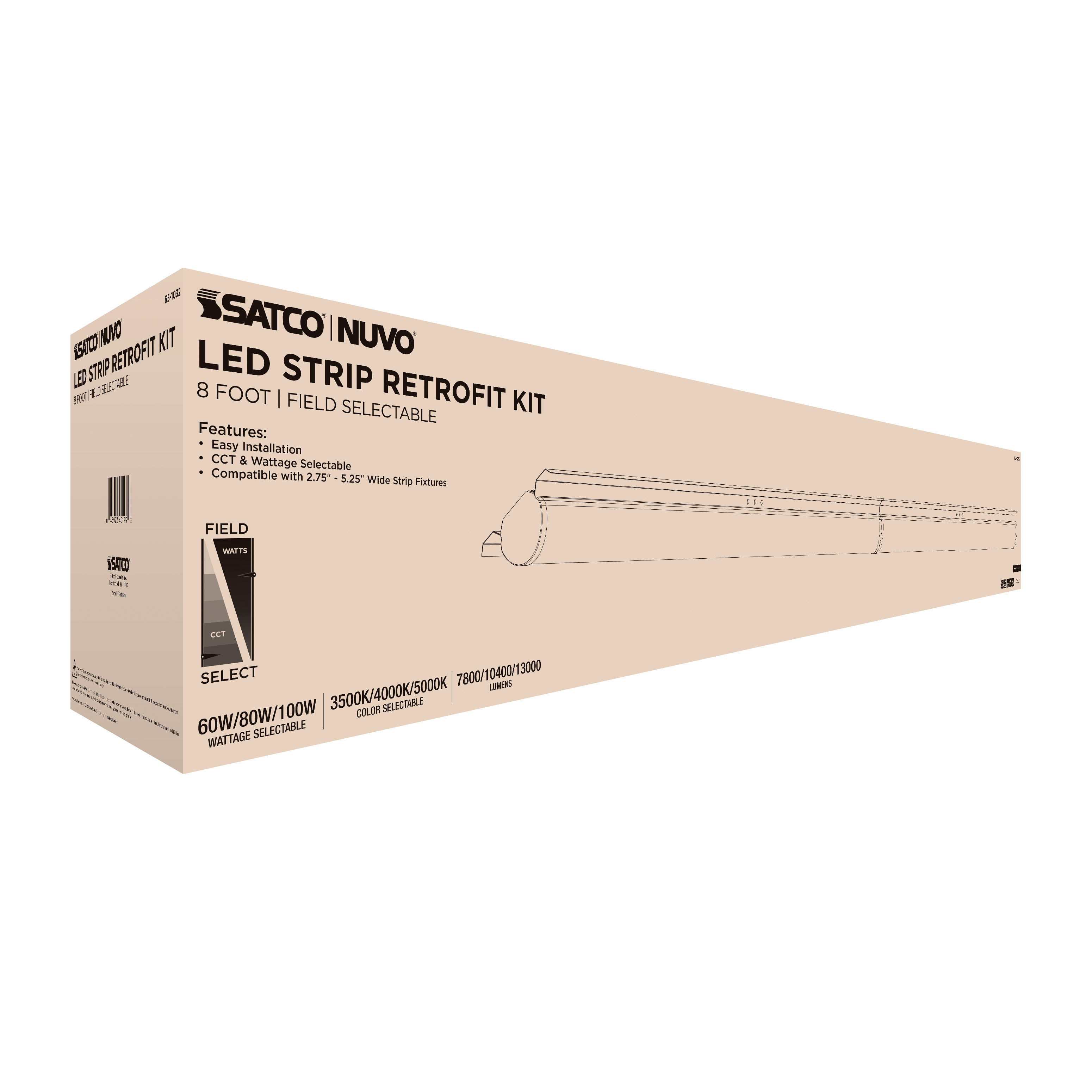 8FT 100W LED STRIP RETROFIT - 65-1032