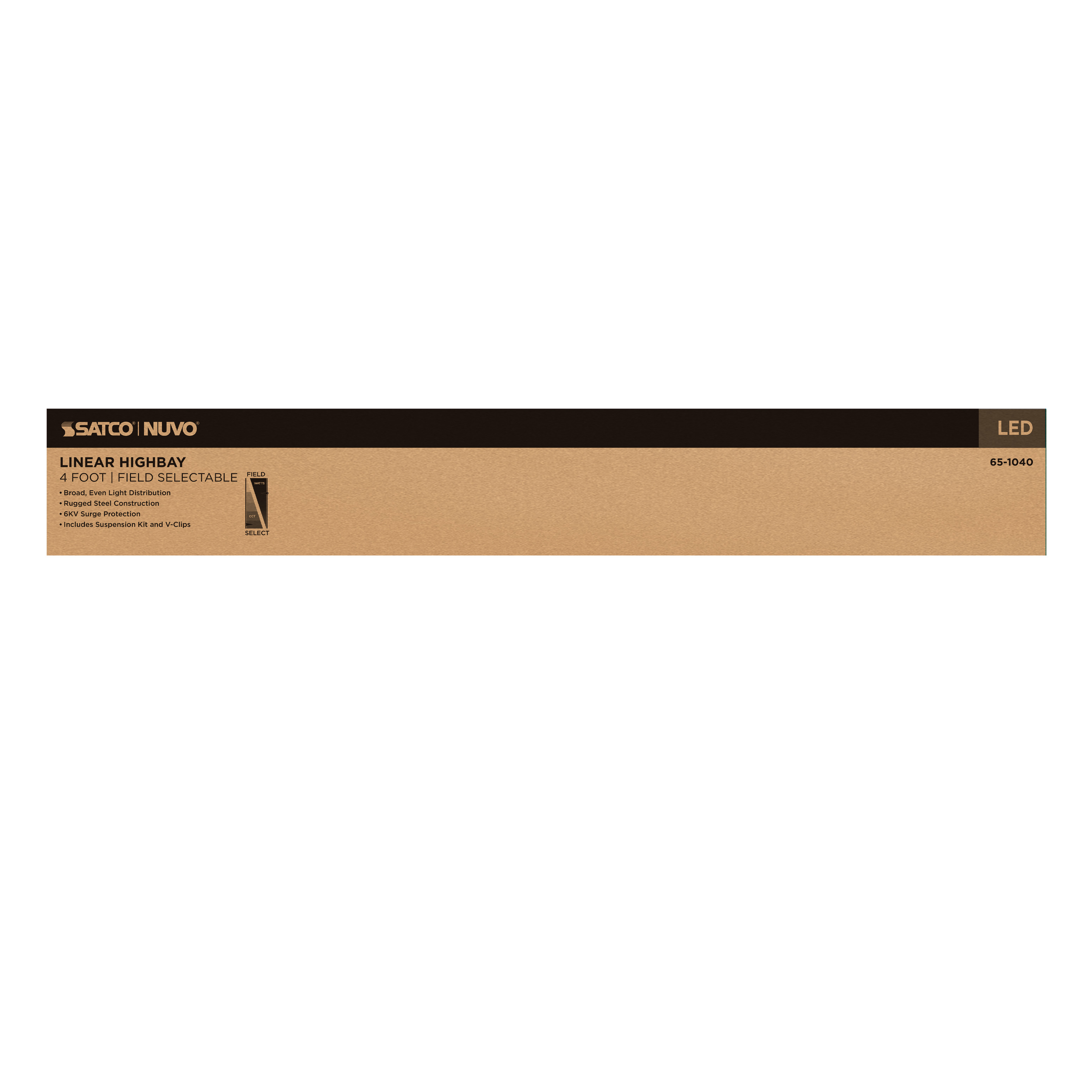 LED 4' LINEAR HIGH BAY - 65-1040