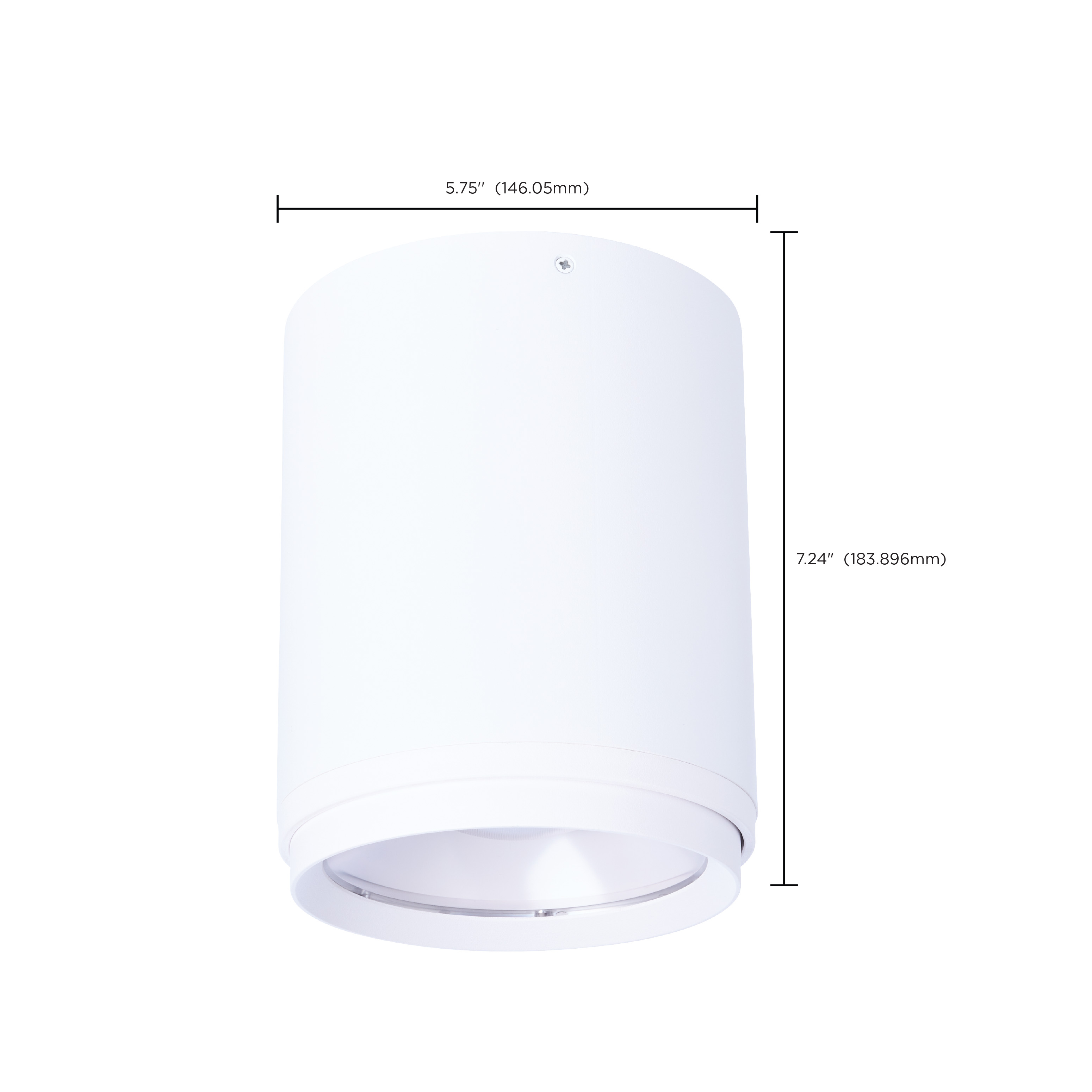 LED CYLINDER FLUSH WHITE - 65-1050