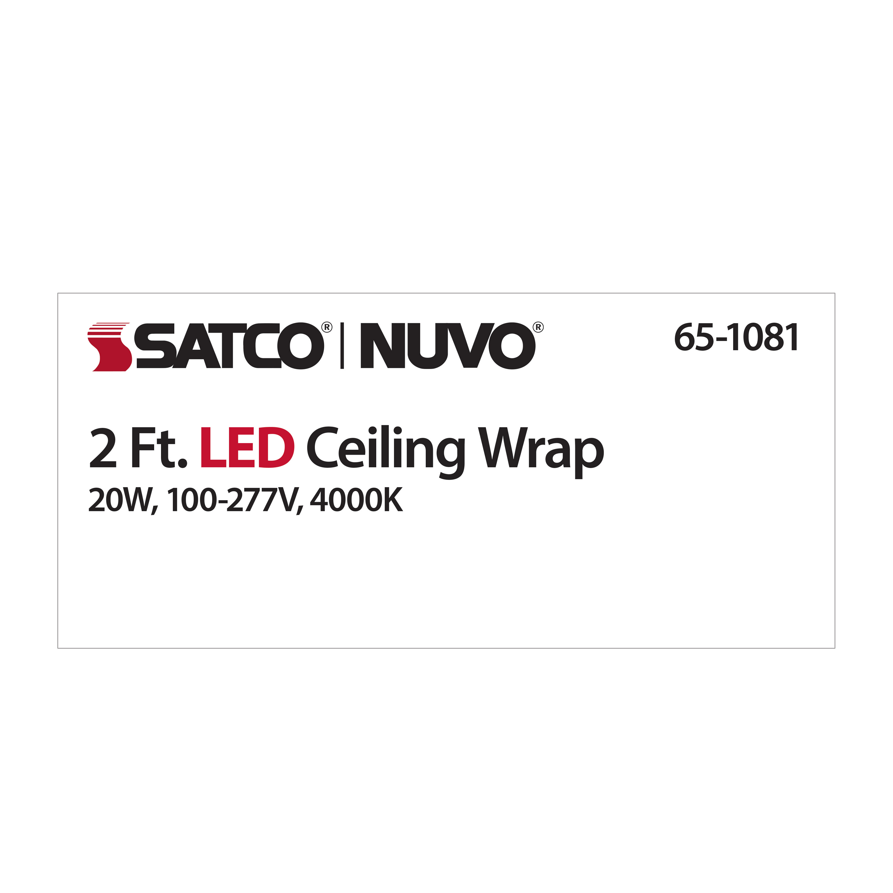 2FT LED CEILING WRAP - 65-1081
