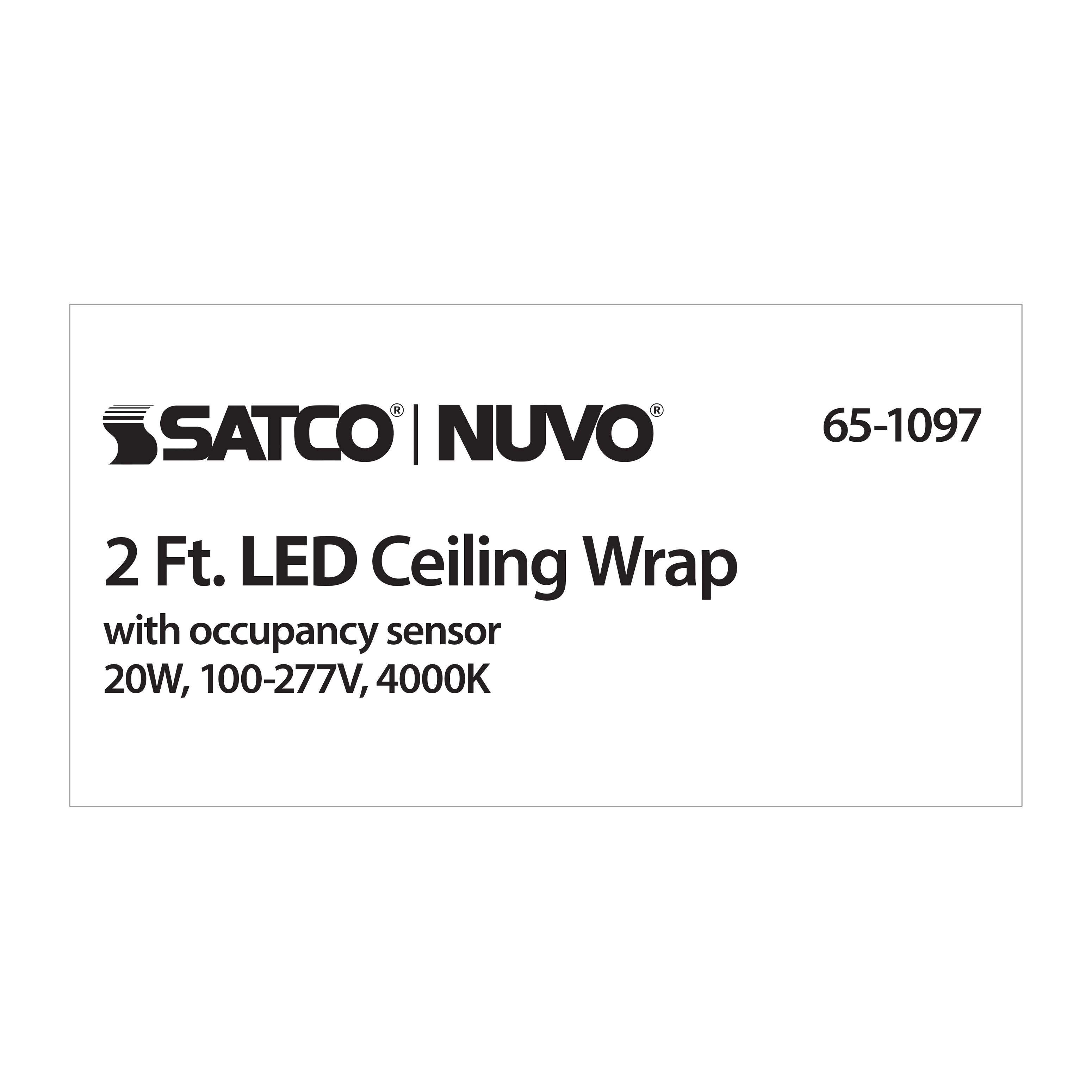 2FT LED CEILING WRAP - 65-1097