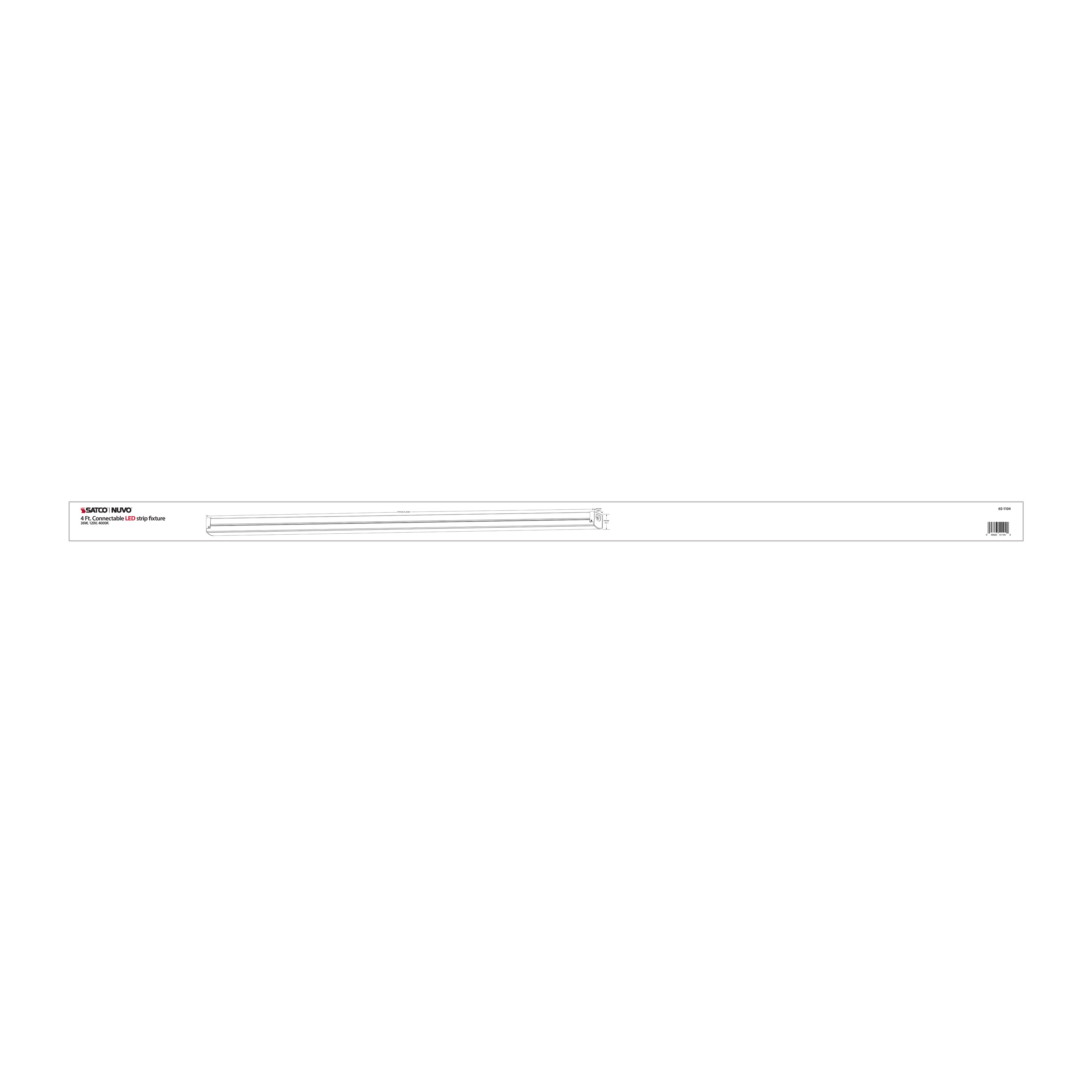 4FT LED CONNECTABLE STRIP - 65-1104