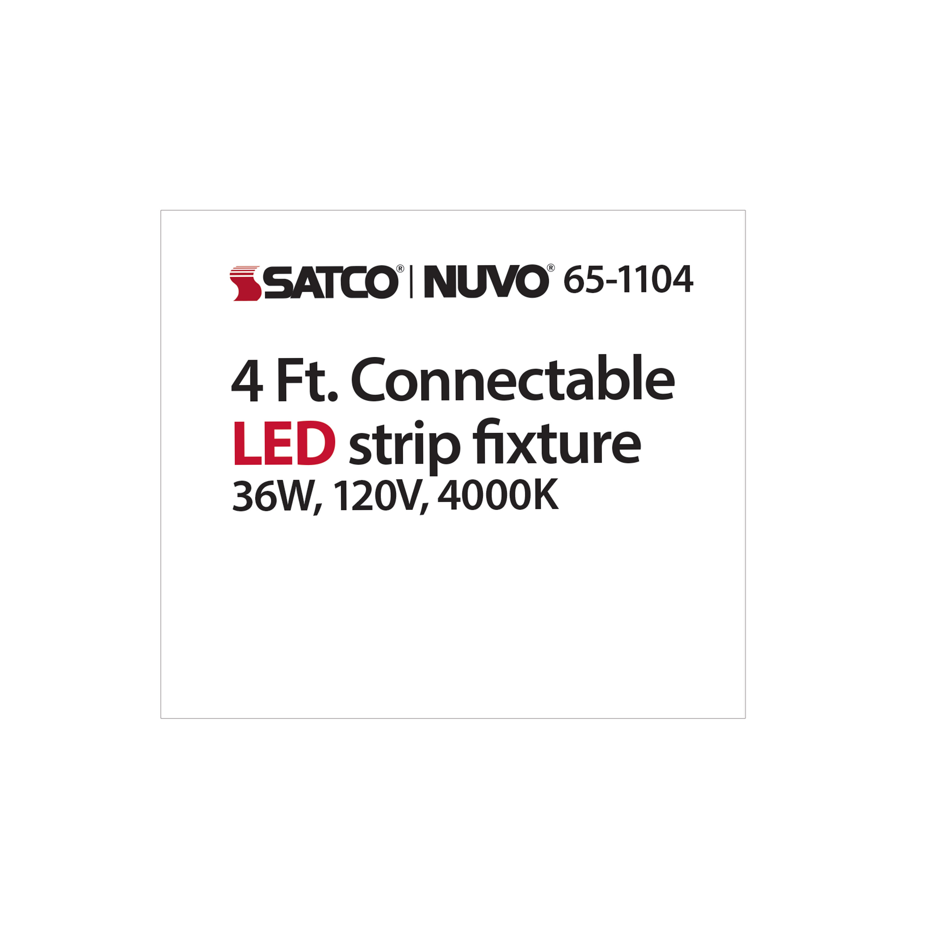 4FT LED CONNECTABLE STRIP - 65-1104