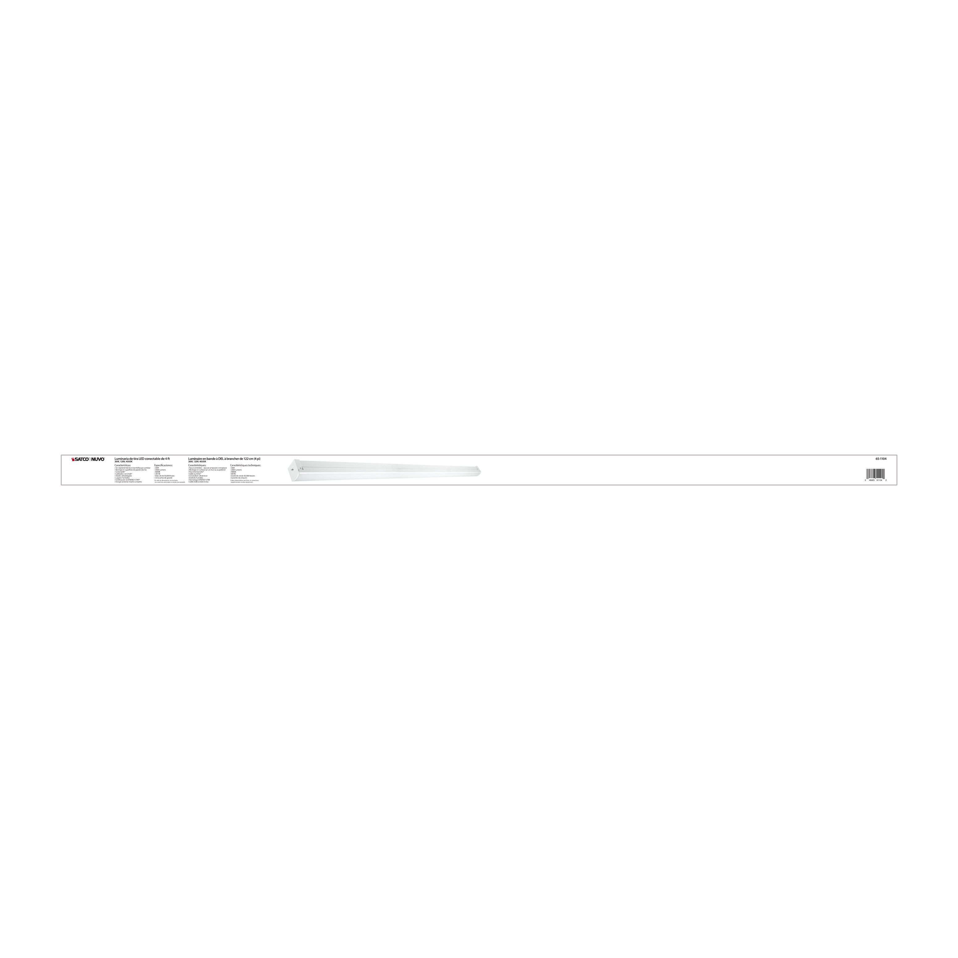 4FT LED CONNECTABLE STRIP - 65-1104