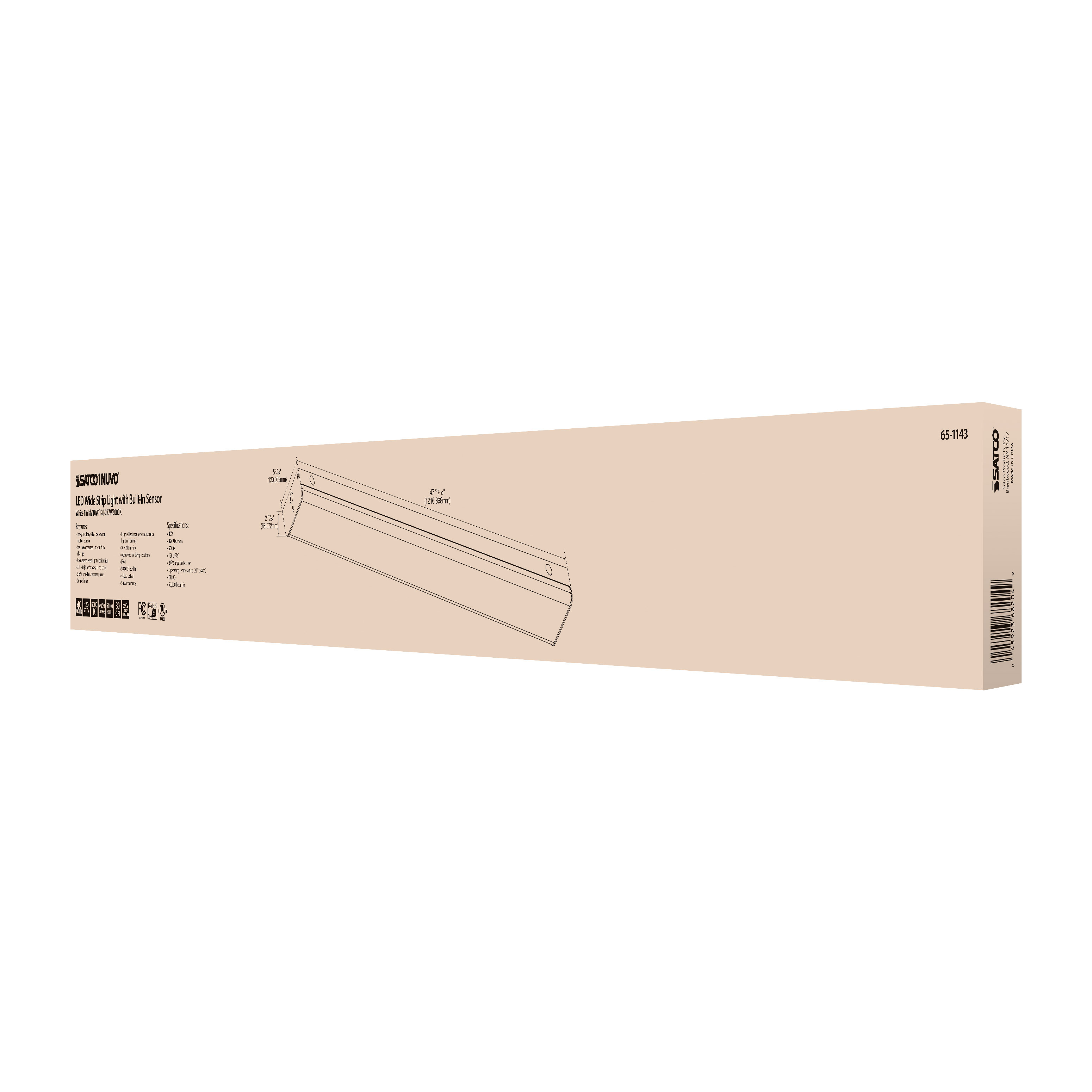 40W LED WIDE STRIP LT 5K - 65-1143