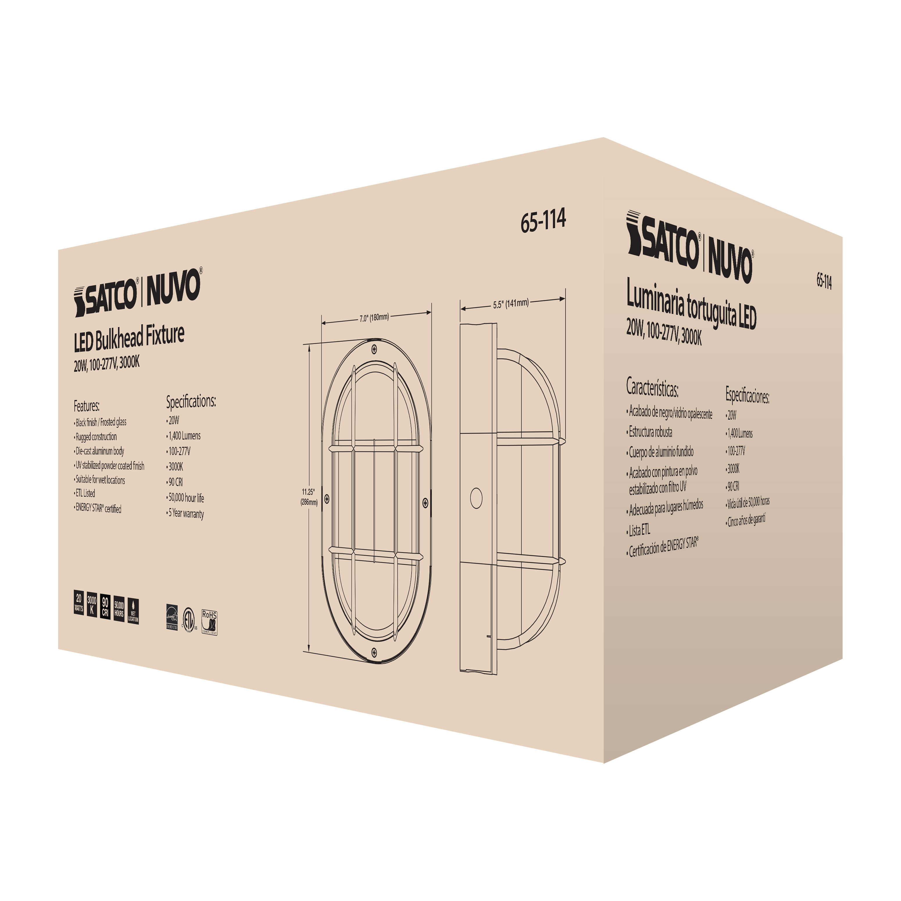 20W LED BULK HEAD - 65-114