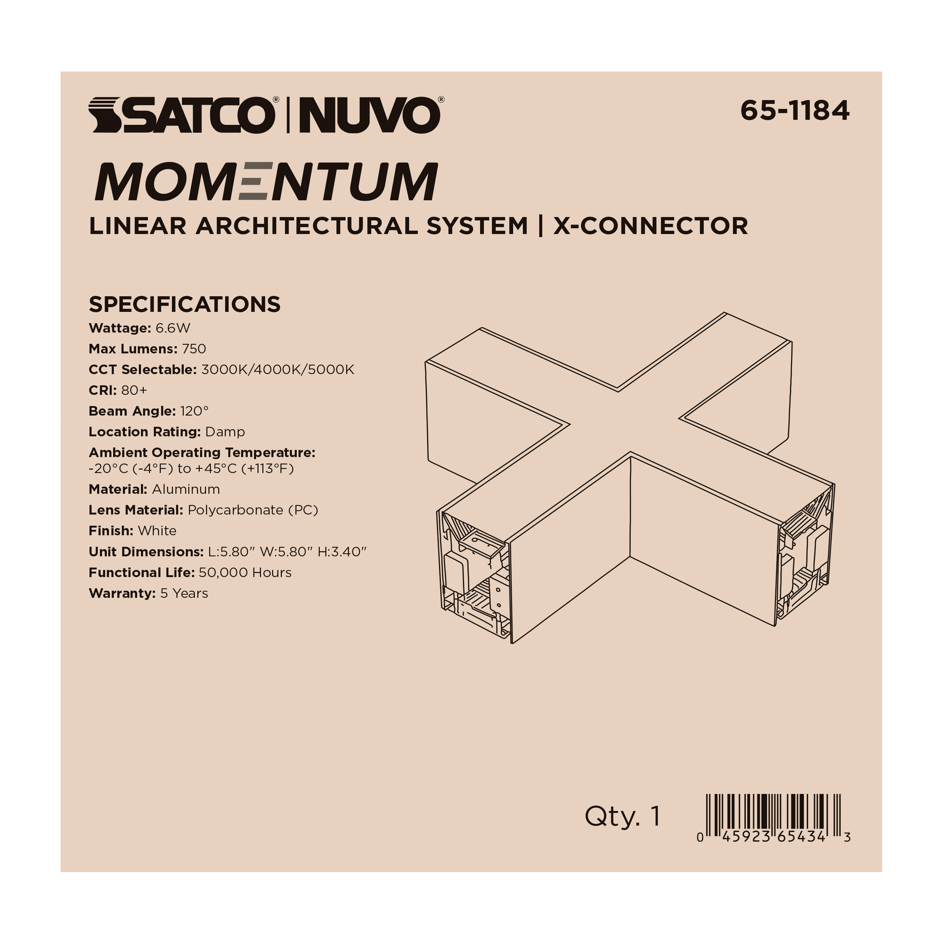 LED X-CONNECTOR LINEAR SYSTEM - 65-1184